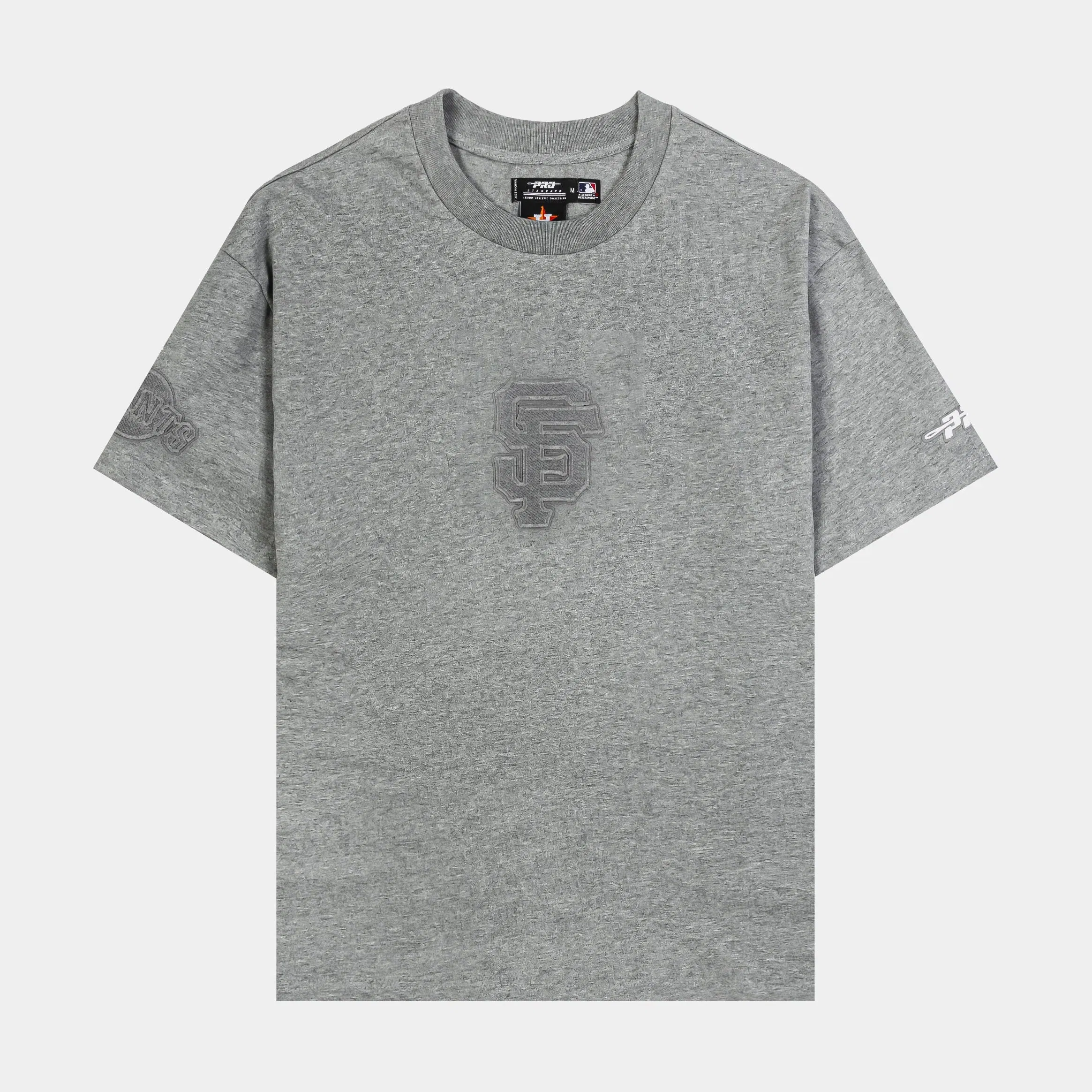 PRO STANDARD San Francisco Giants Terry Mens Short Sleeve Shirt (Grey)