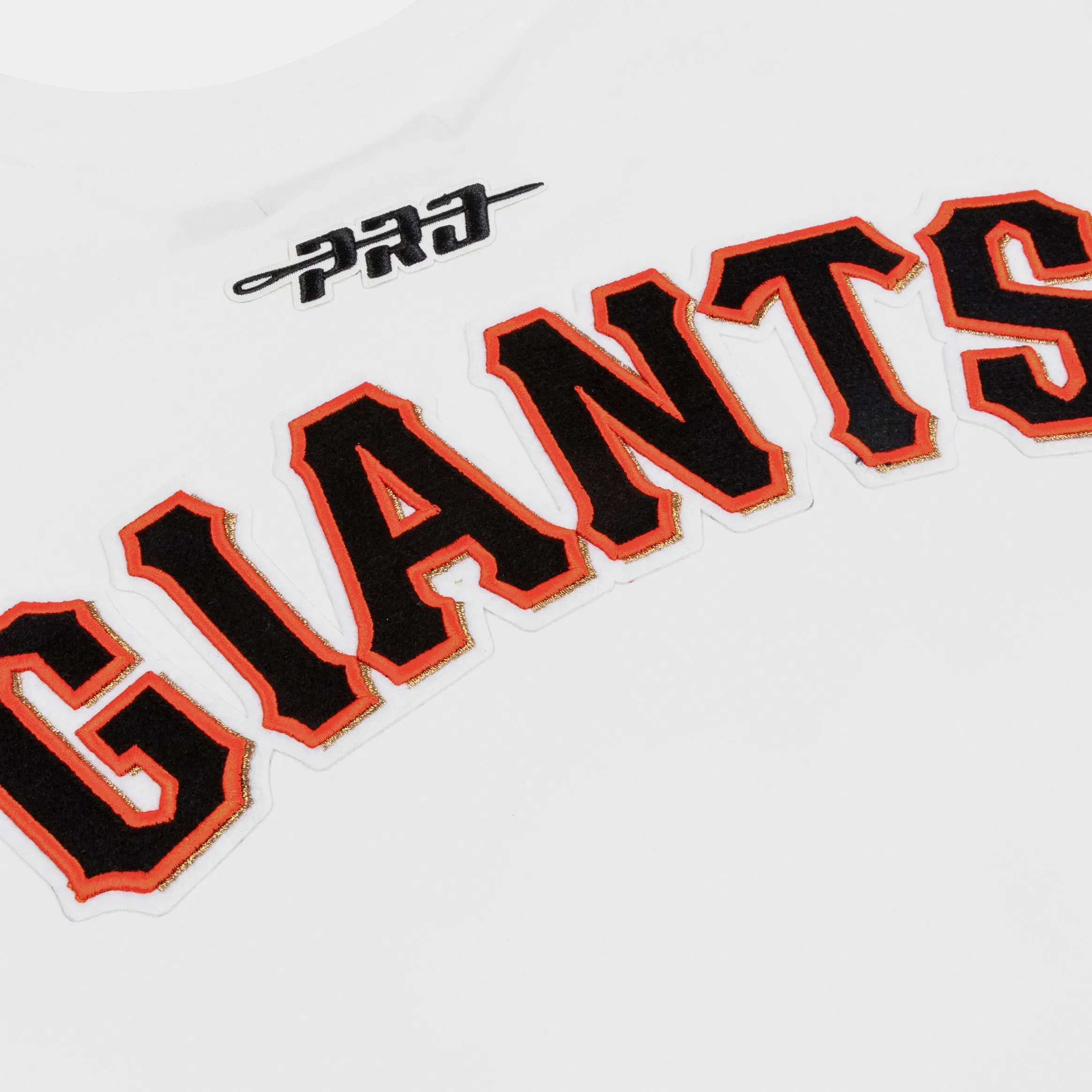 PRO STANDARD San Francisco Giants City Mens Short Sleeve Shirt (White/Orange)