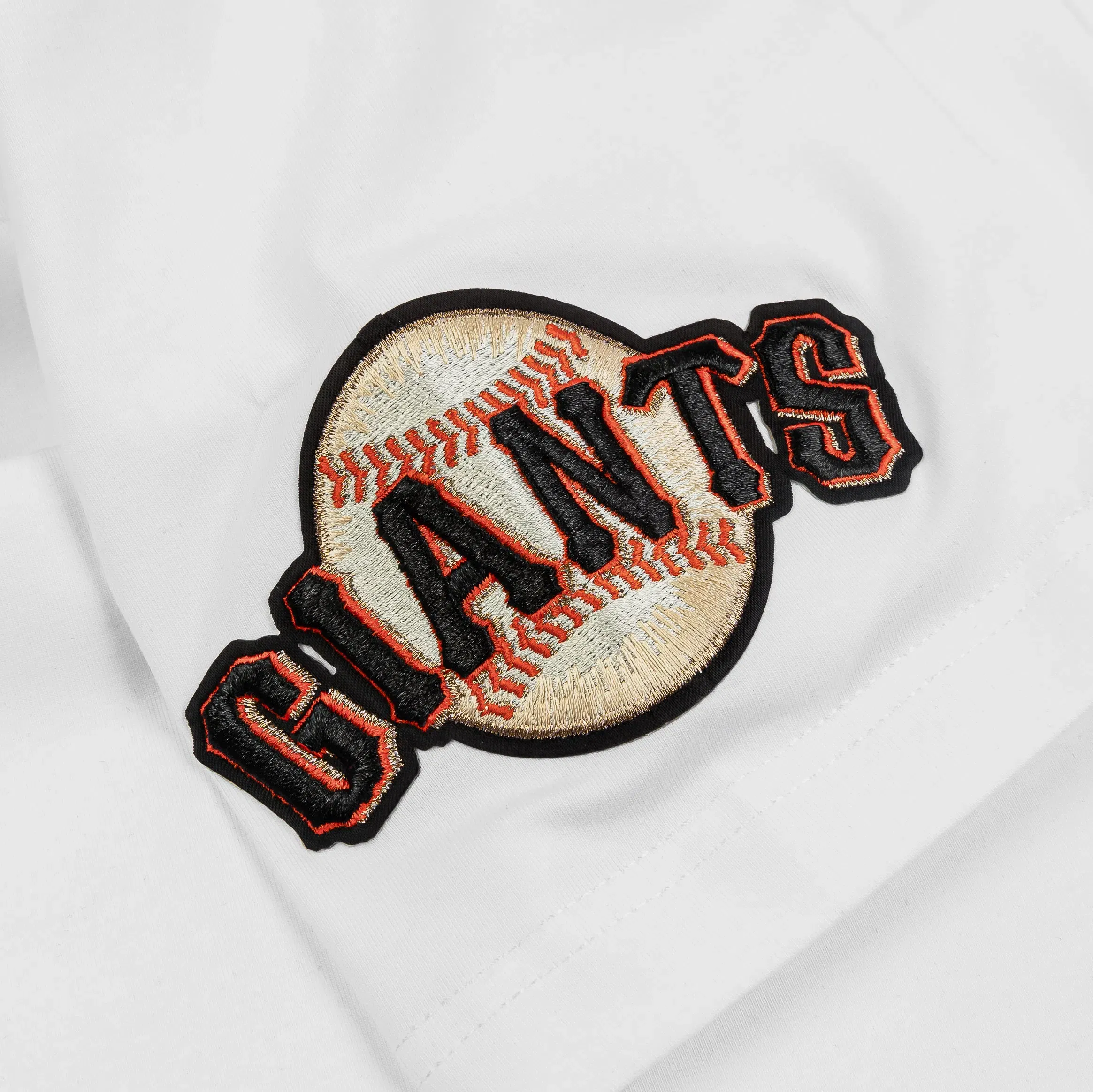 PRO STANDARD San Francisco Giants City Mens Short Sleeve Shirt (White/Orange)