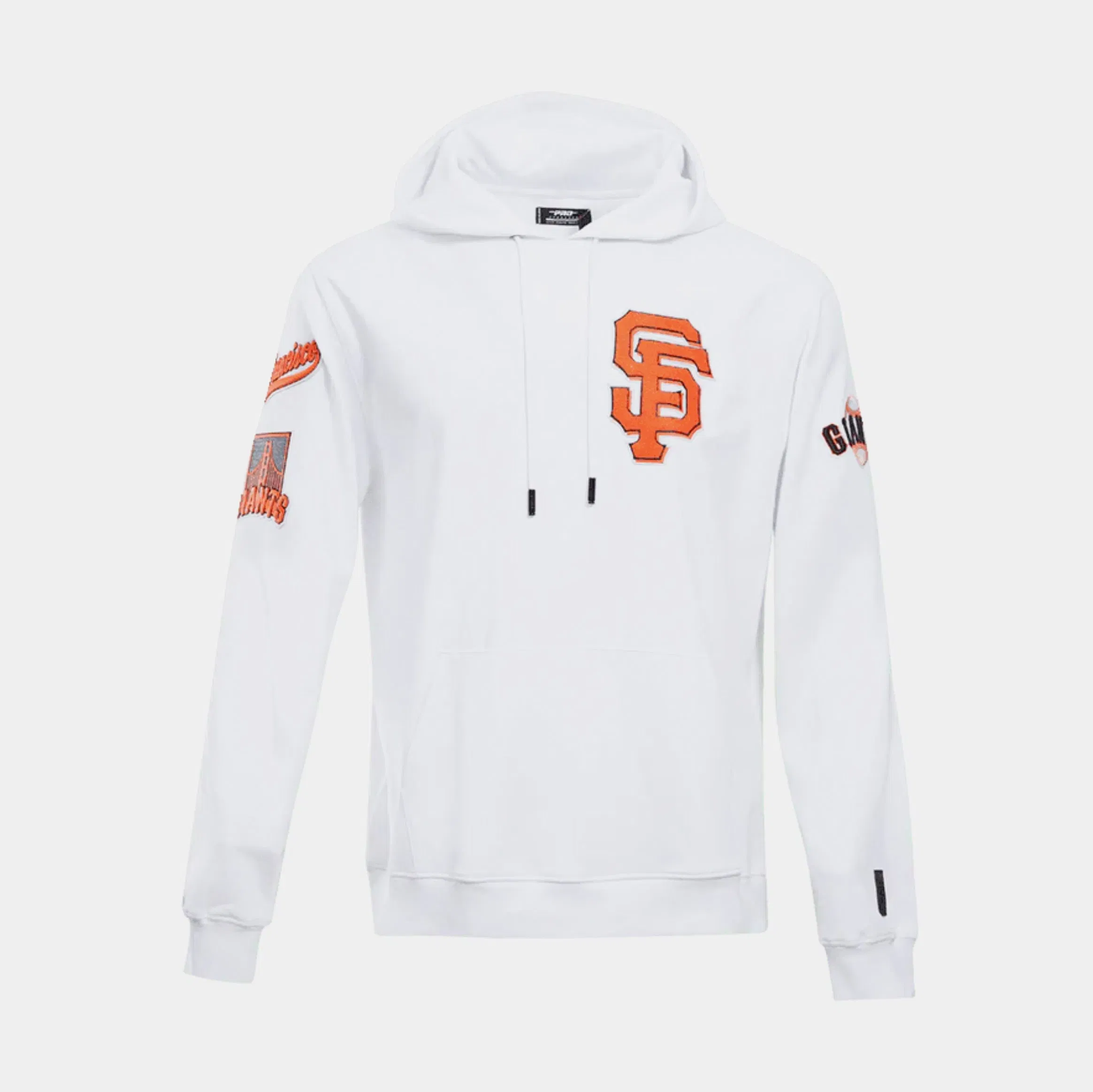 PRO STANDARD San Francisco Giants Chenille Mens Long Sleeve Shirt (White/Orange)