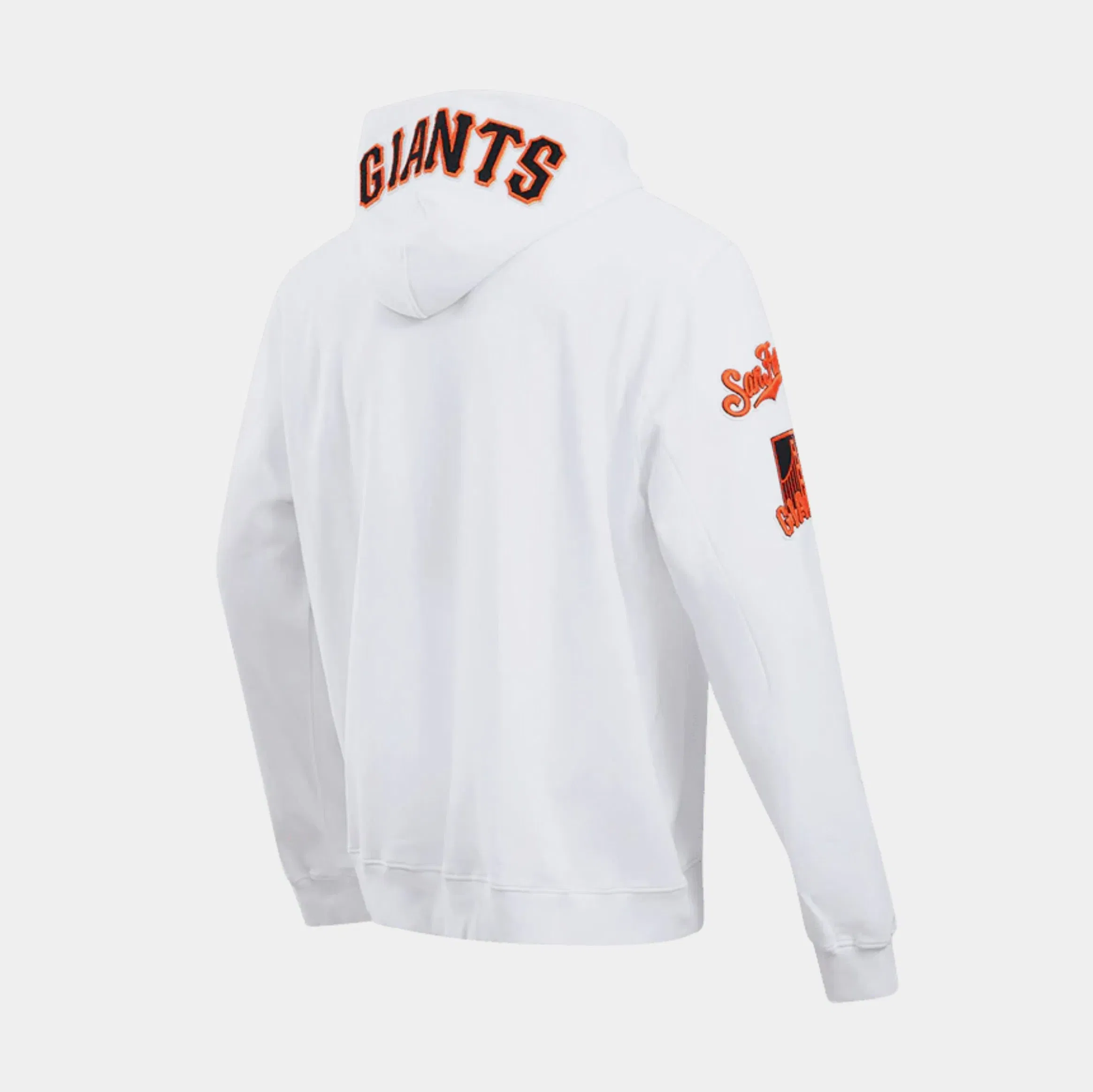 PRO STANDARD San Francisco Giants Chenille Mens Long Sleeve Shirt (White/Orange)