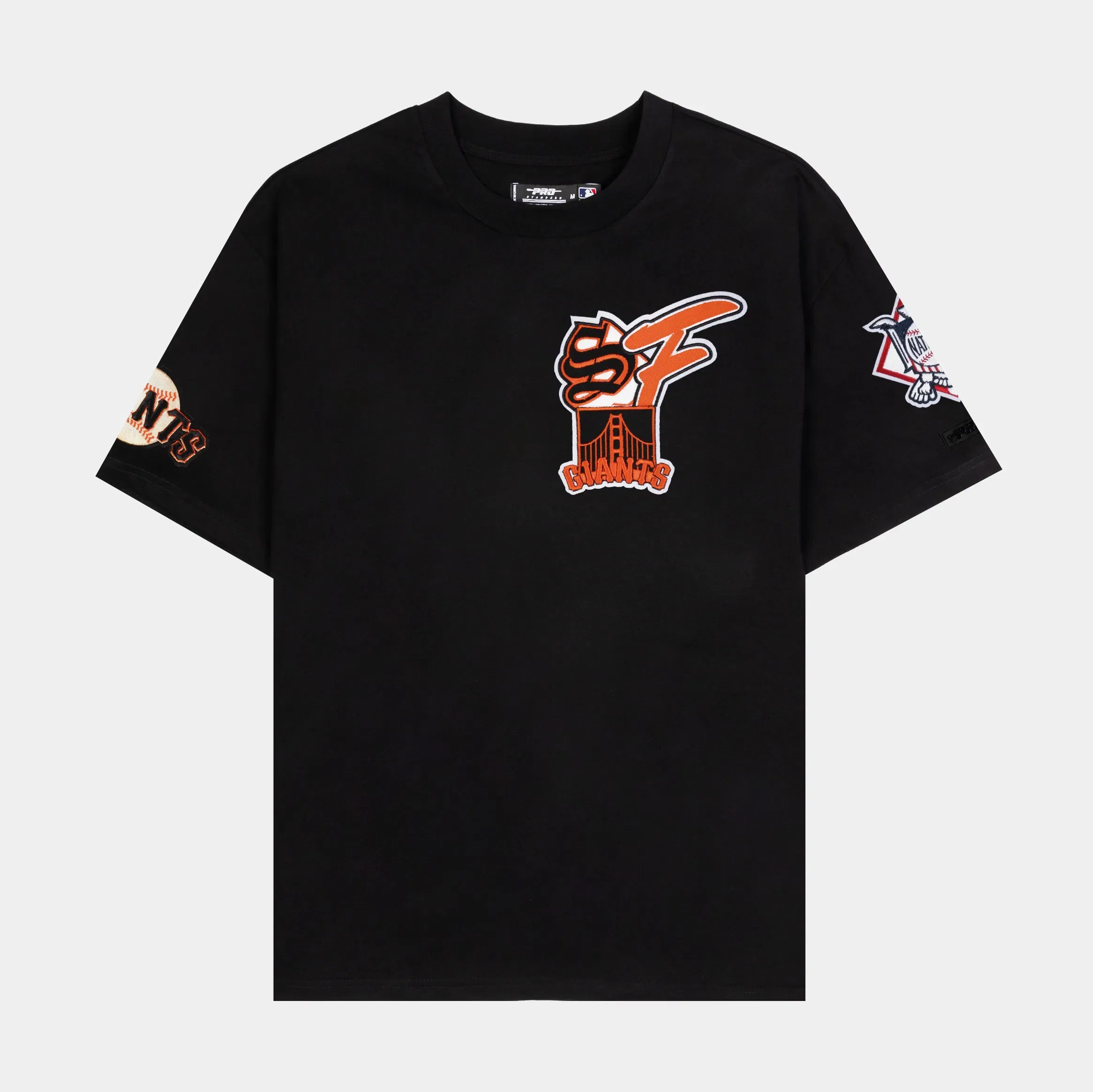PRO STANDARD San Francisco Giants City Mens Short Sleeve Shirt (Black/Orange)