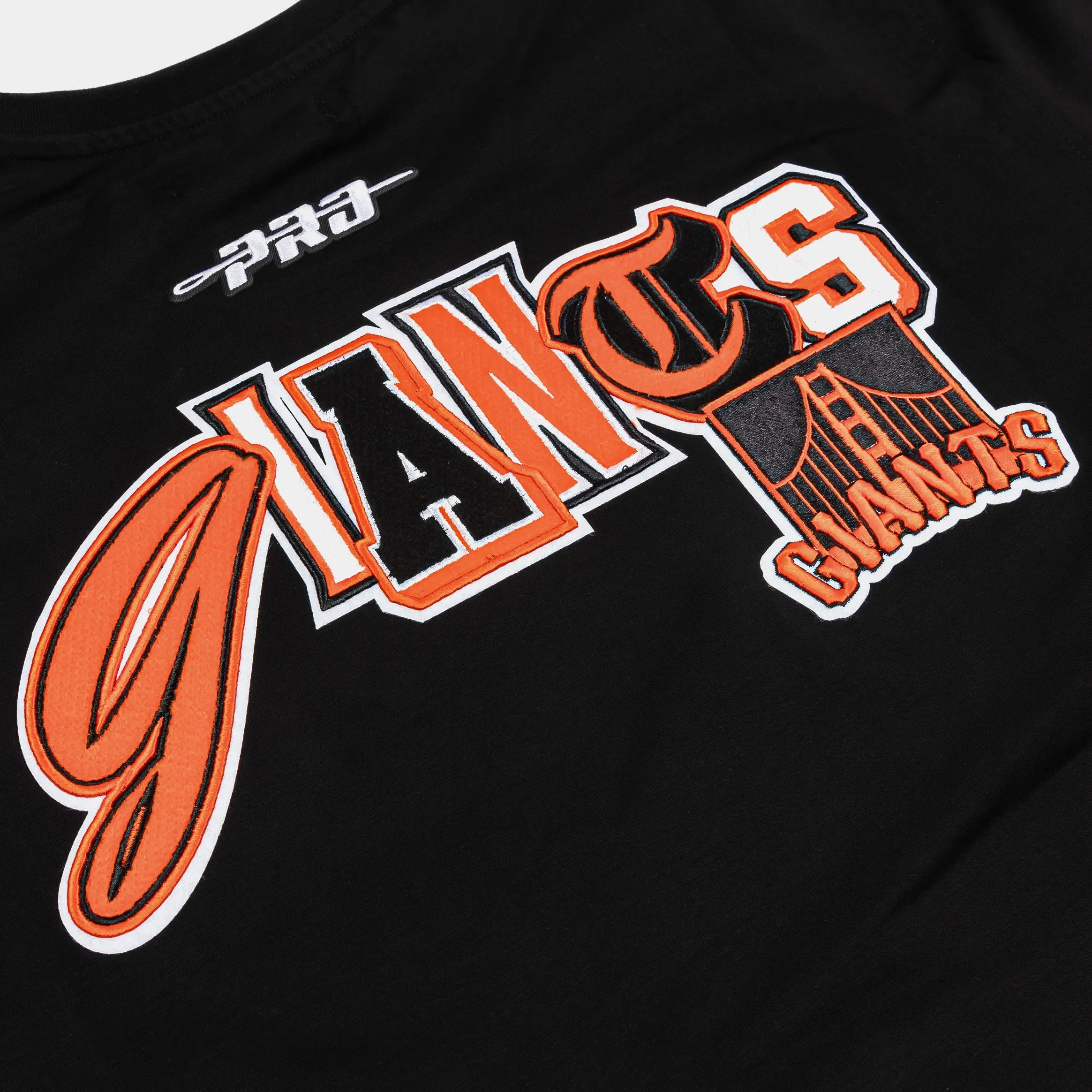 PRO STANDARD San Francisco Giants City Mens Short Sleeve Shirt (Black/Orange)