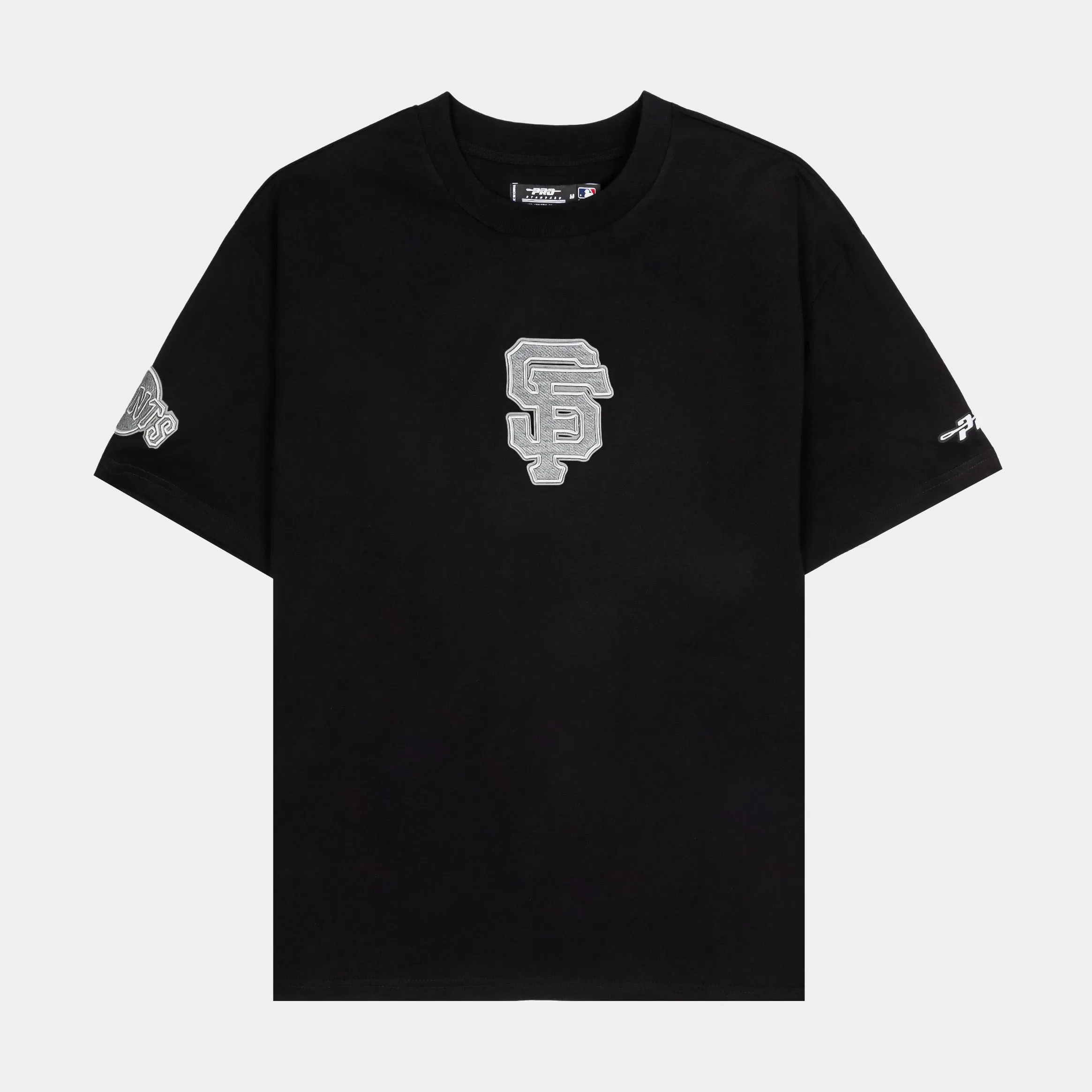 PRO STANDARD San Francisco Giants Reverse Mens Short Sleeve Shirt (Black/Grey)