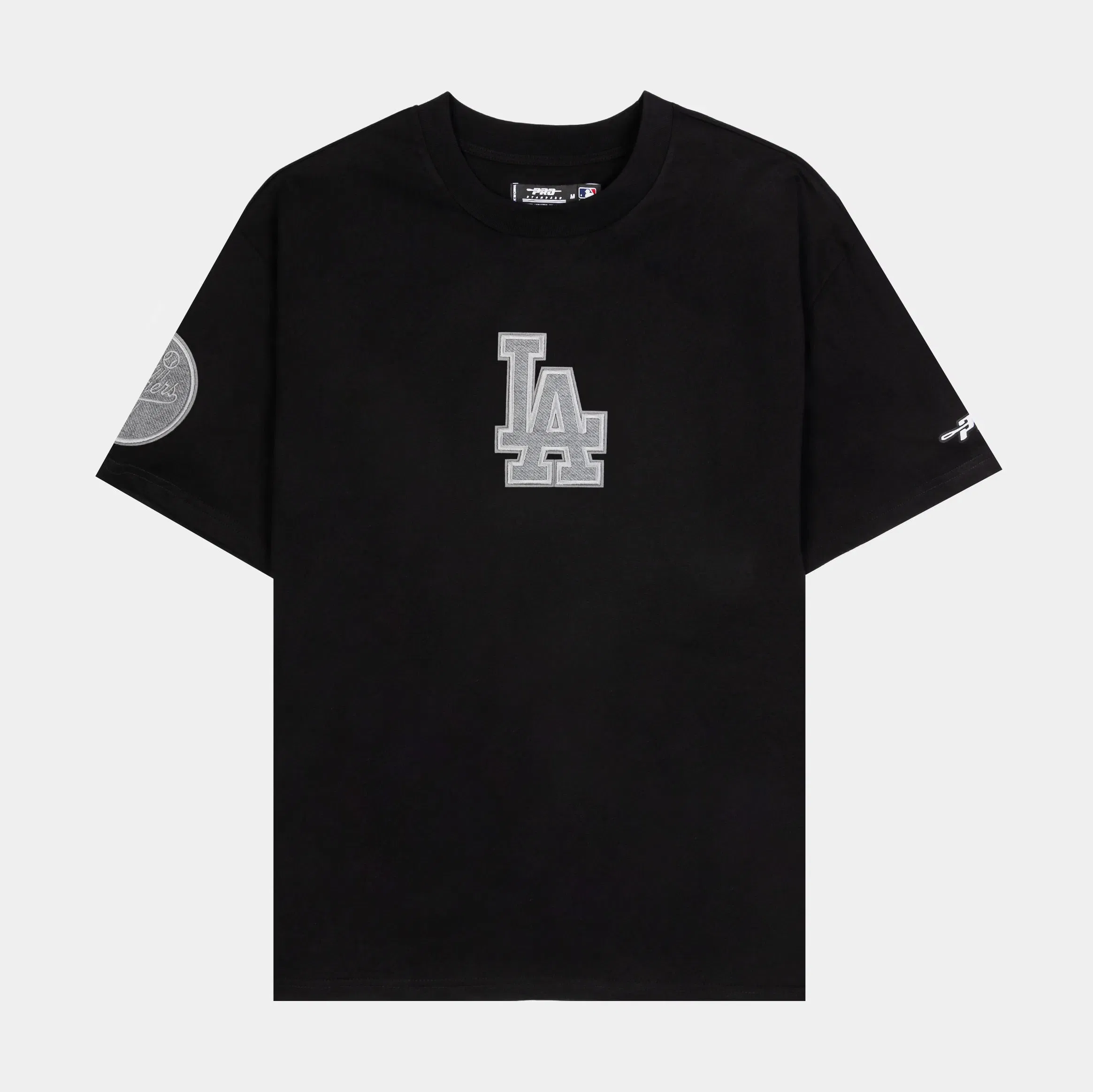 PRO STANDARD Los Angeles Dodgers Terry Mens Short Sleeve Shirt (Black/Grey)