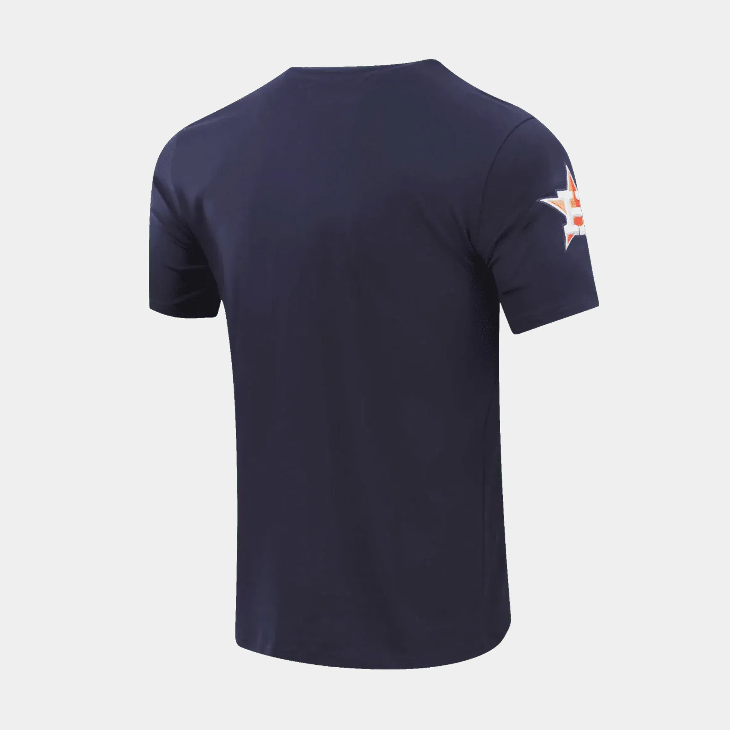 PRO STANDARD Houston Astros Classic Mens Short Sleeve Shirt (Navy/Orange)