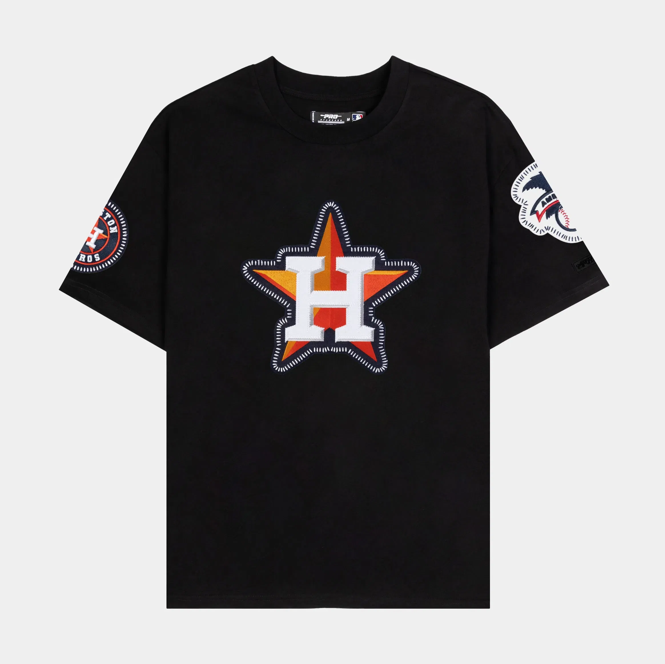 PRO STANDARD Houston Astros DIY Stitch Mens Short Sleeve Shirt (Black/Red)