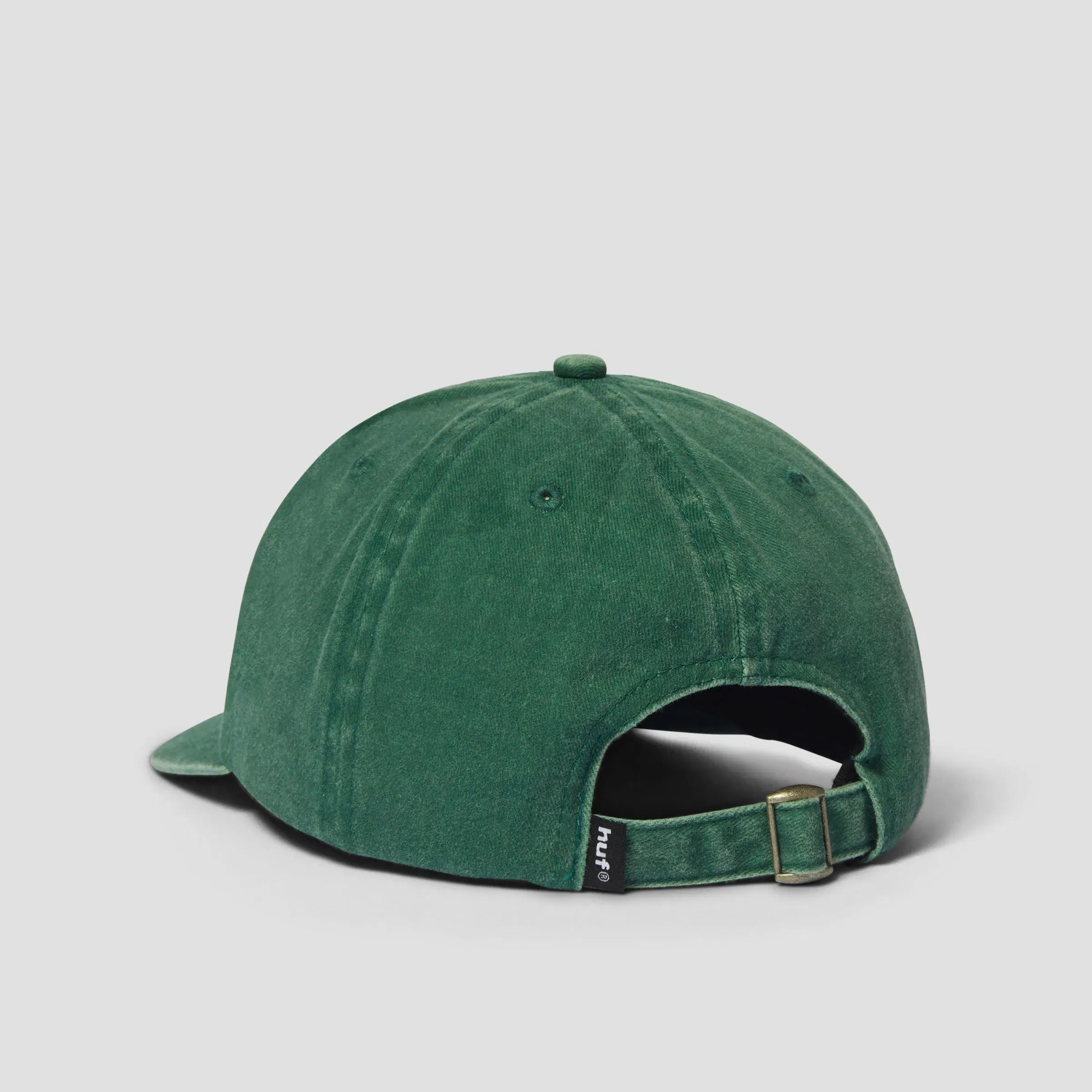 HUF Sol Denim 6 Panel CV Washed Hat Forest Green
