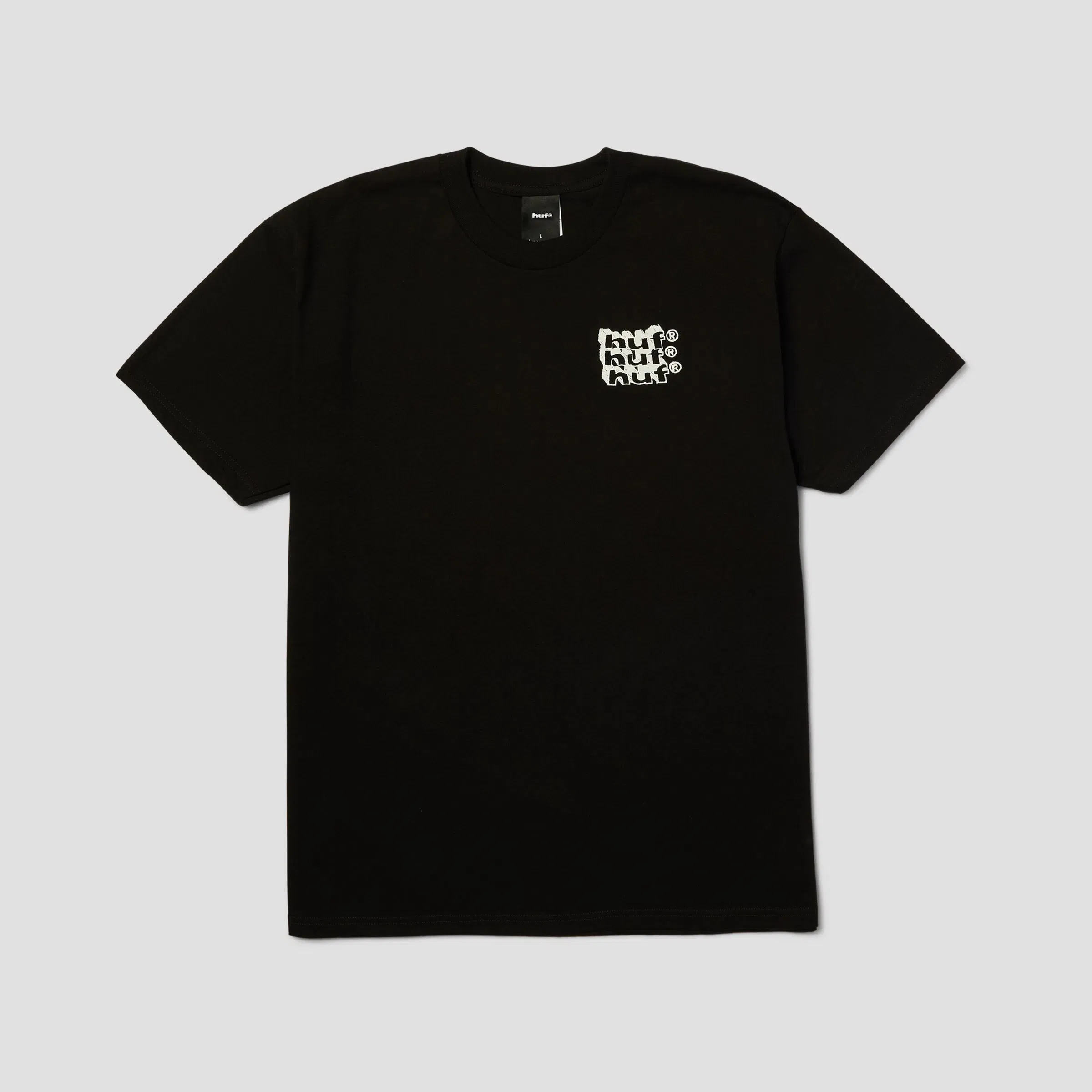 HUF Hand Stacked T-Shirt Black