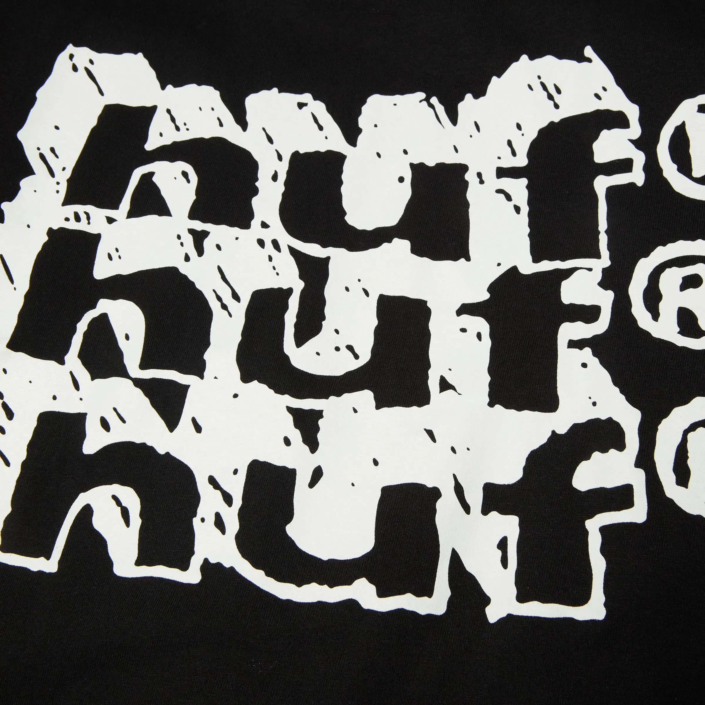 HUF Hand Stacked T-Shirt Black