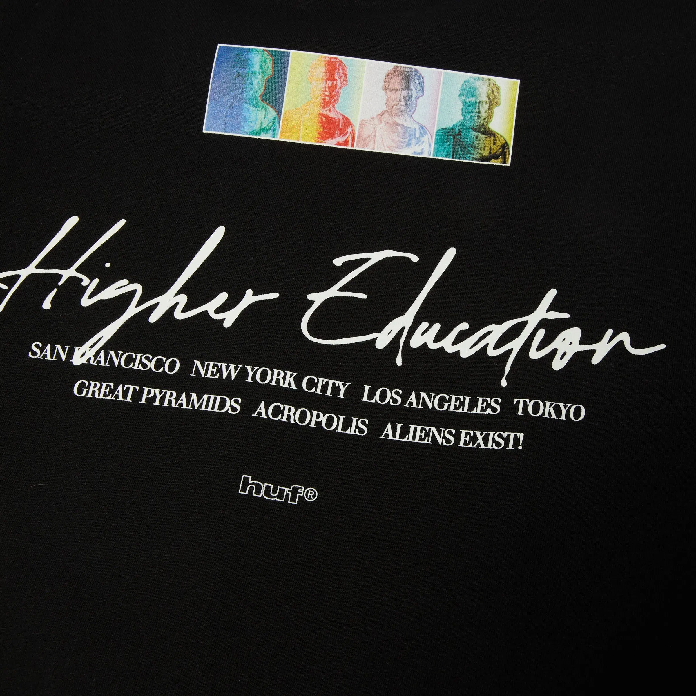 HUF Higher Education T-Shirt Black