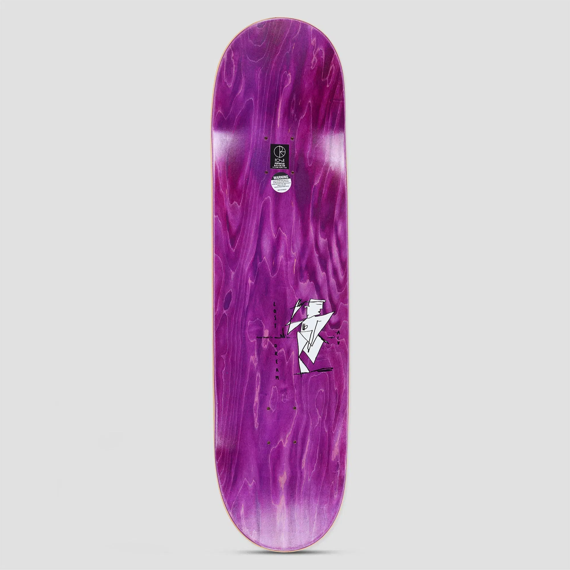 Polar 8.125 Team / Alv Still Pushing Skateboard Deck
