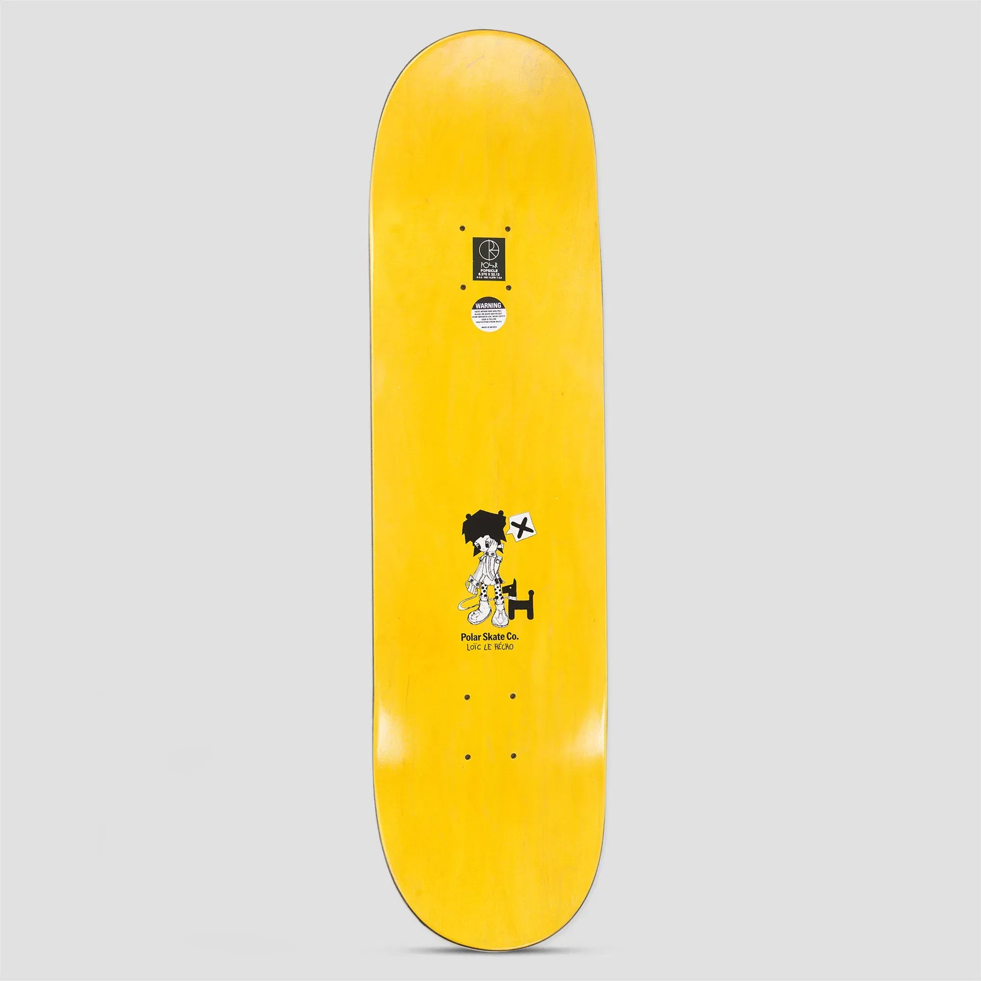 Polar 8.375 Aaron Herrington Fear Eats The Soul Skateboard Deck