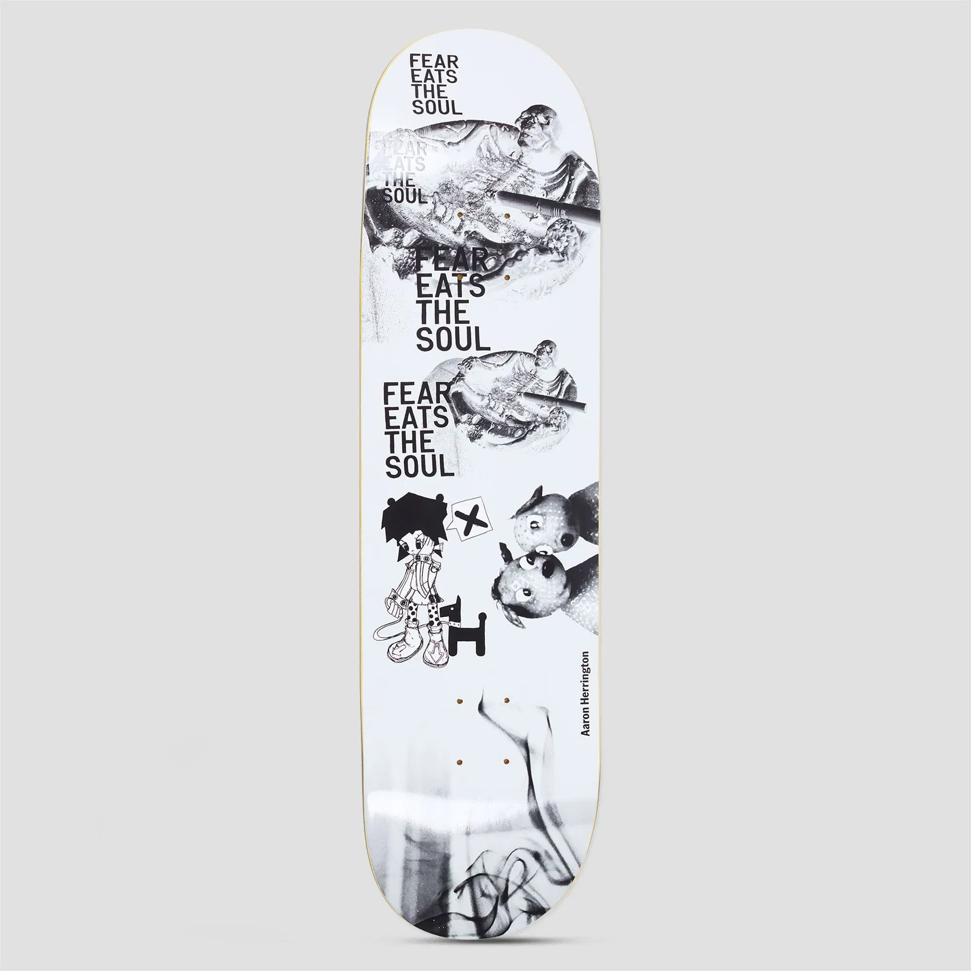 Polar 8.125 Aaron Herrington Fear Eats The Soul Skateboard Deck
