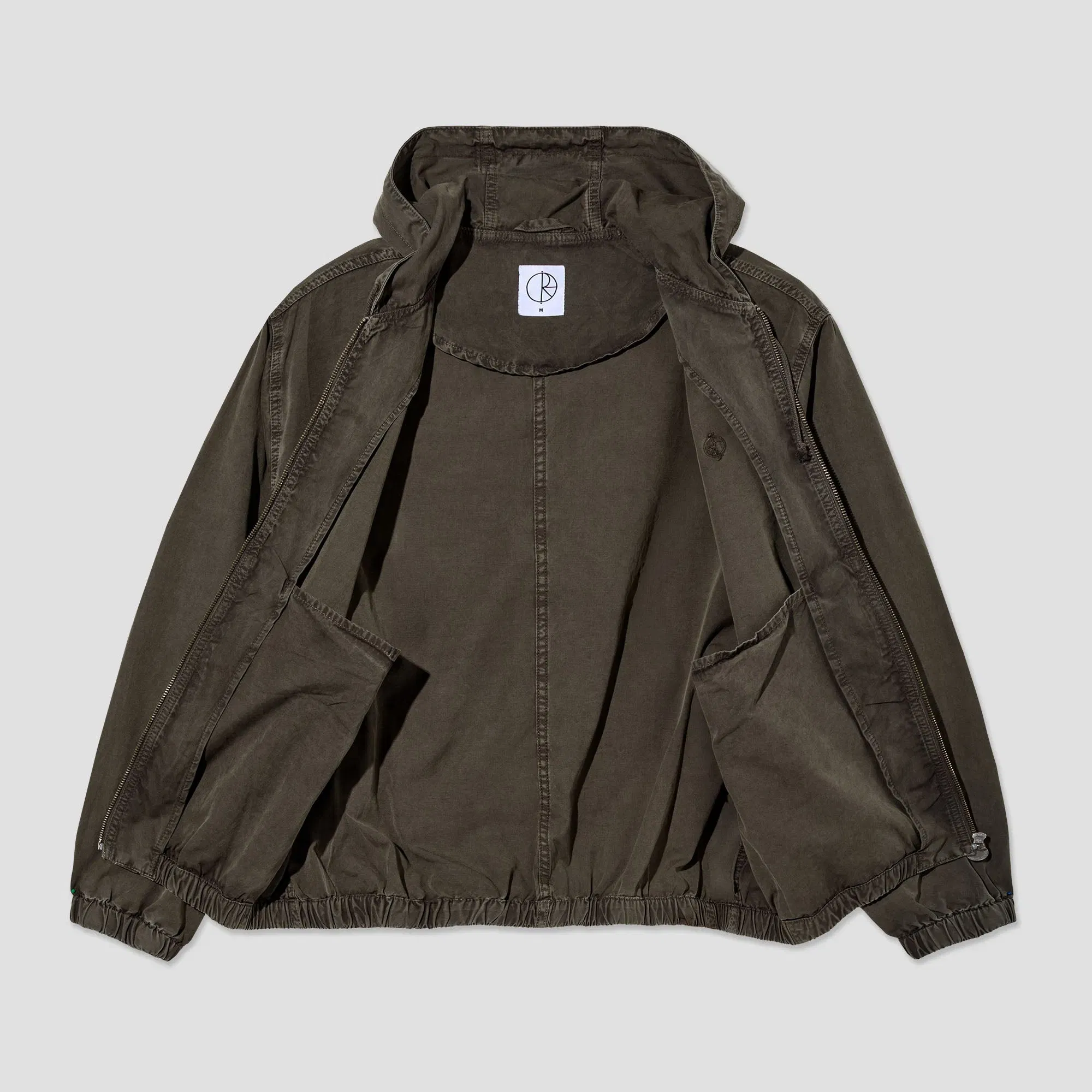 Polar Hooded Nick Jacket Washed Grey