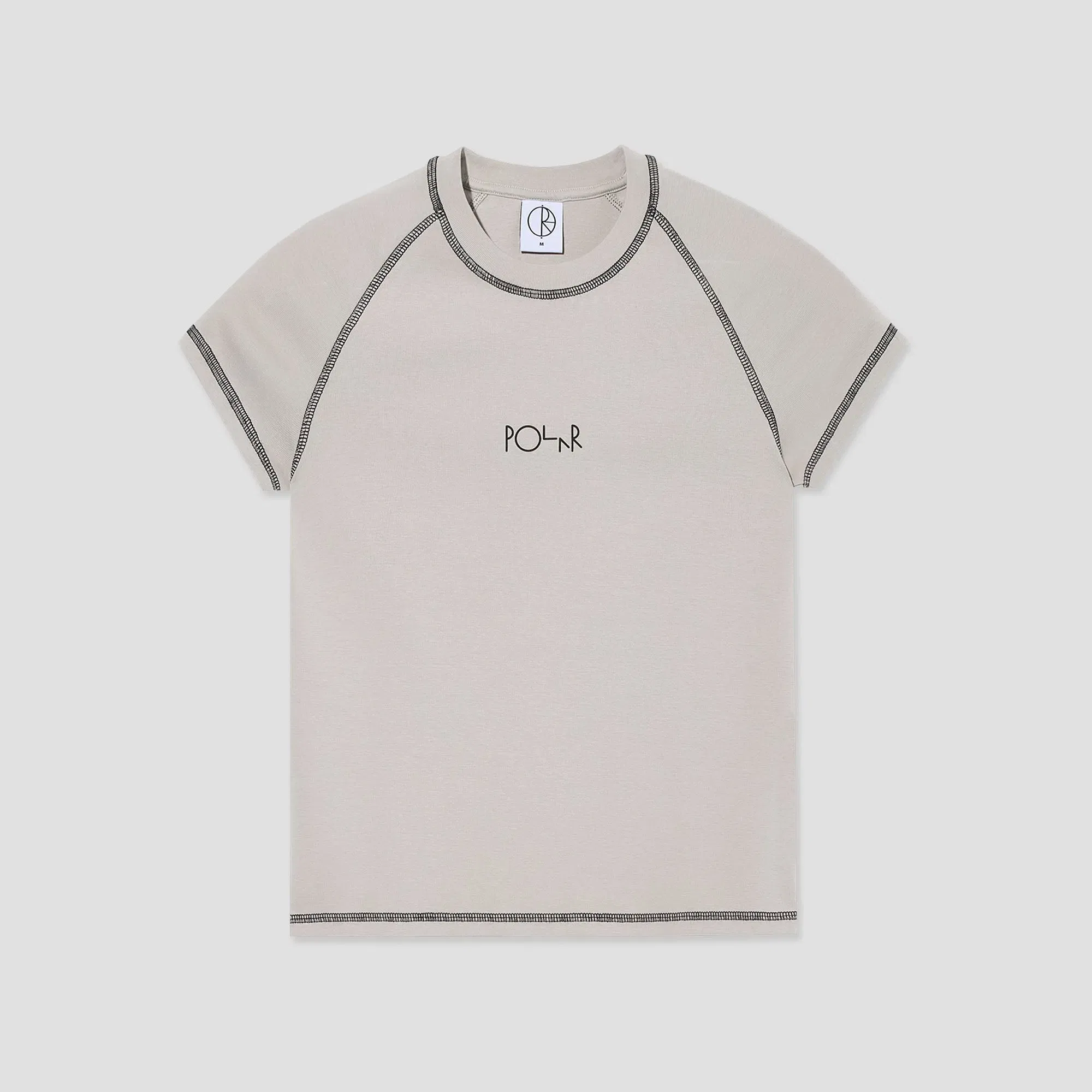 Polar Script Logo Baby T-Shirt Grey / Black