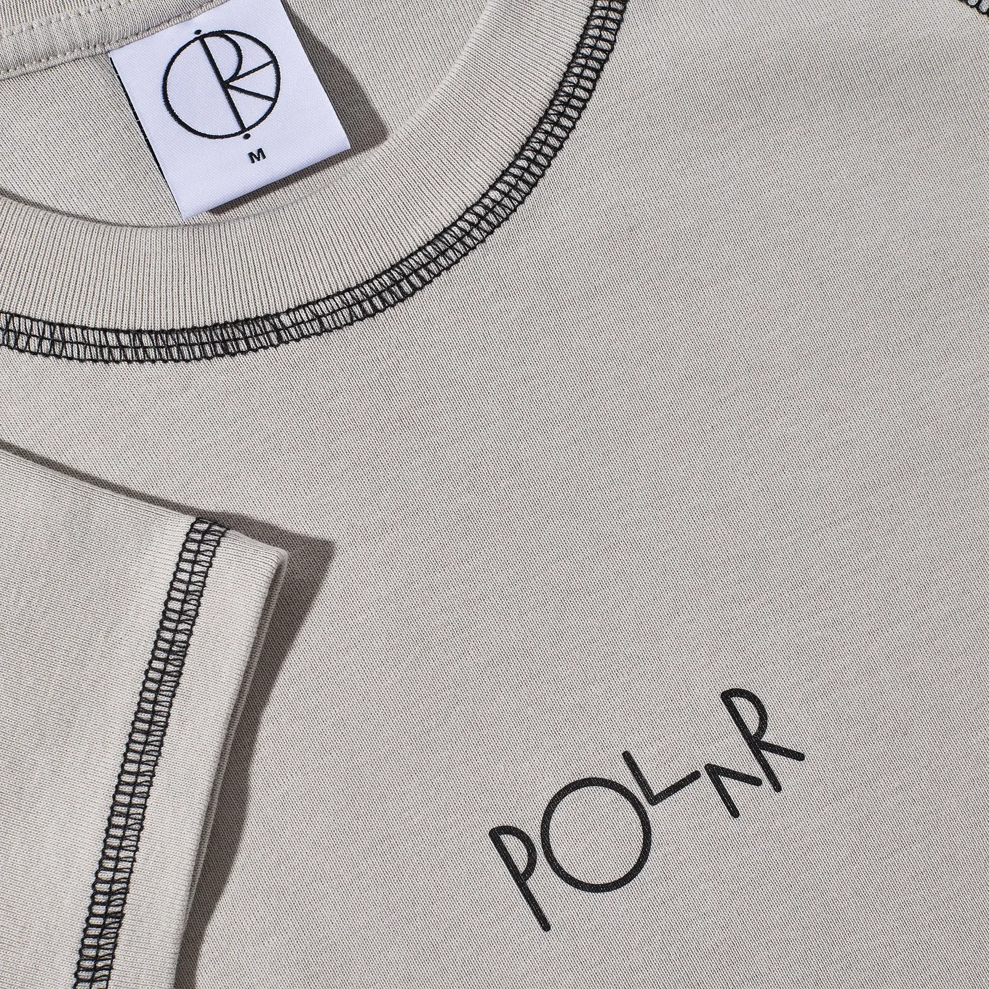 Polar Script Logo Baby T-Shirt Grey / Black