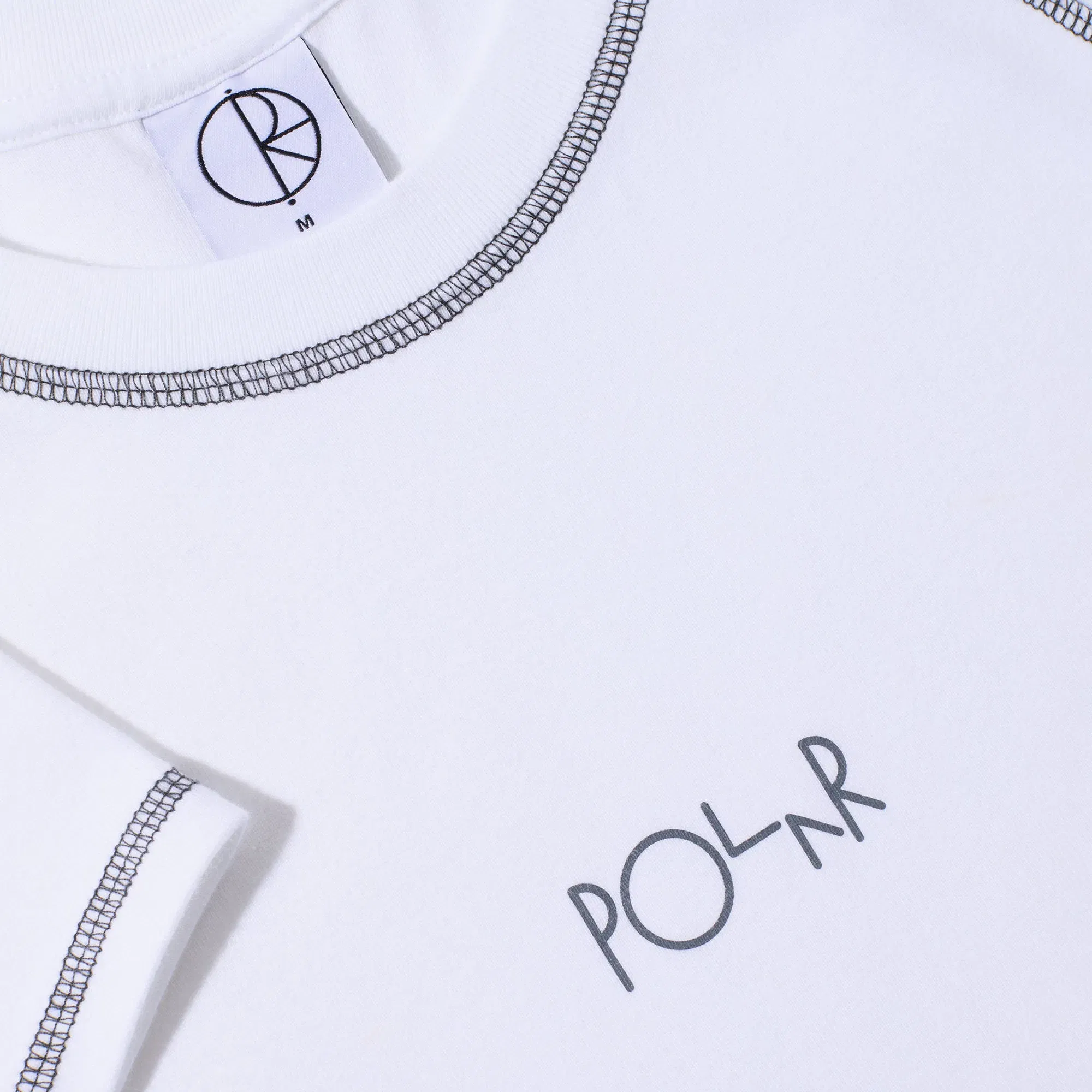 Polar Script Logo Baby T-Shirt White / Graphite