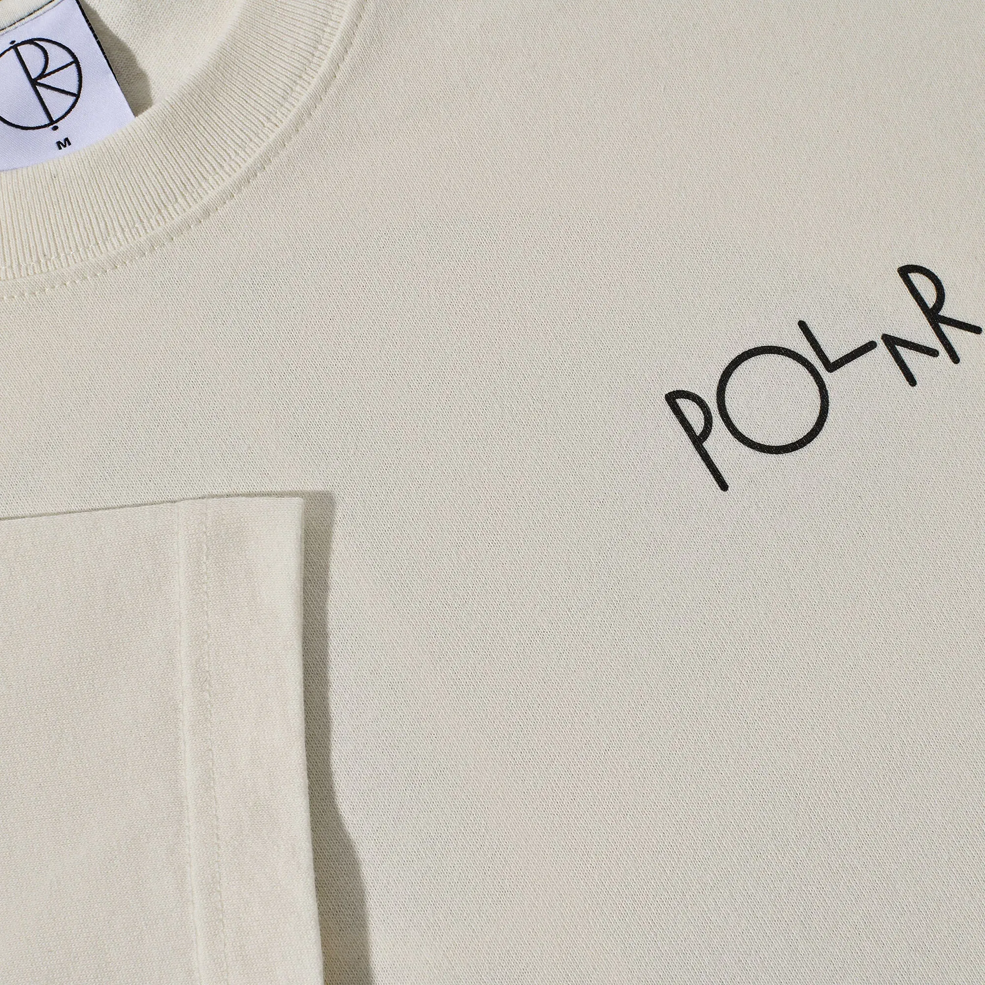 Polar Fill Logo Contrast T-Shirt Ivory / Black
