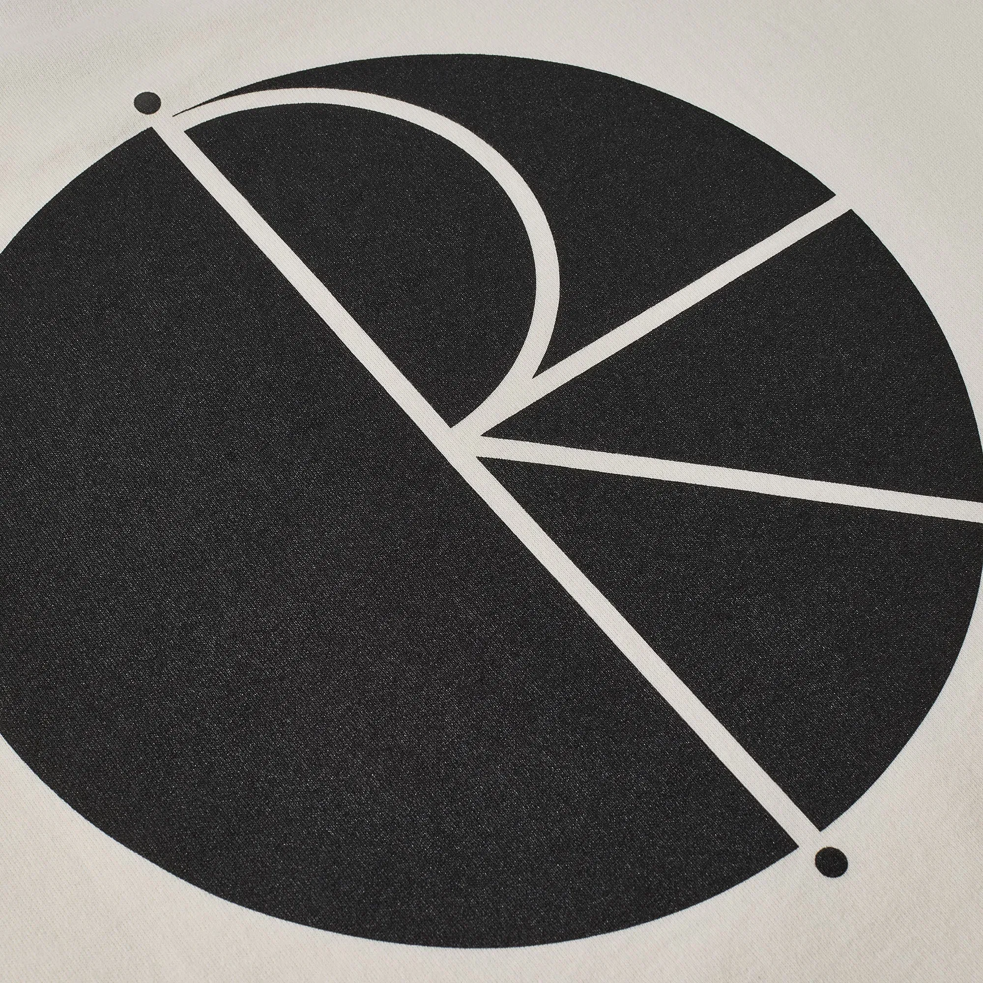 Polar Fill Logo Contrast T-Shirt Ivory / Black