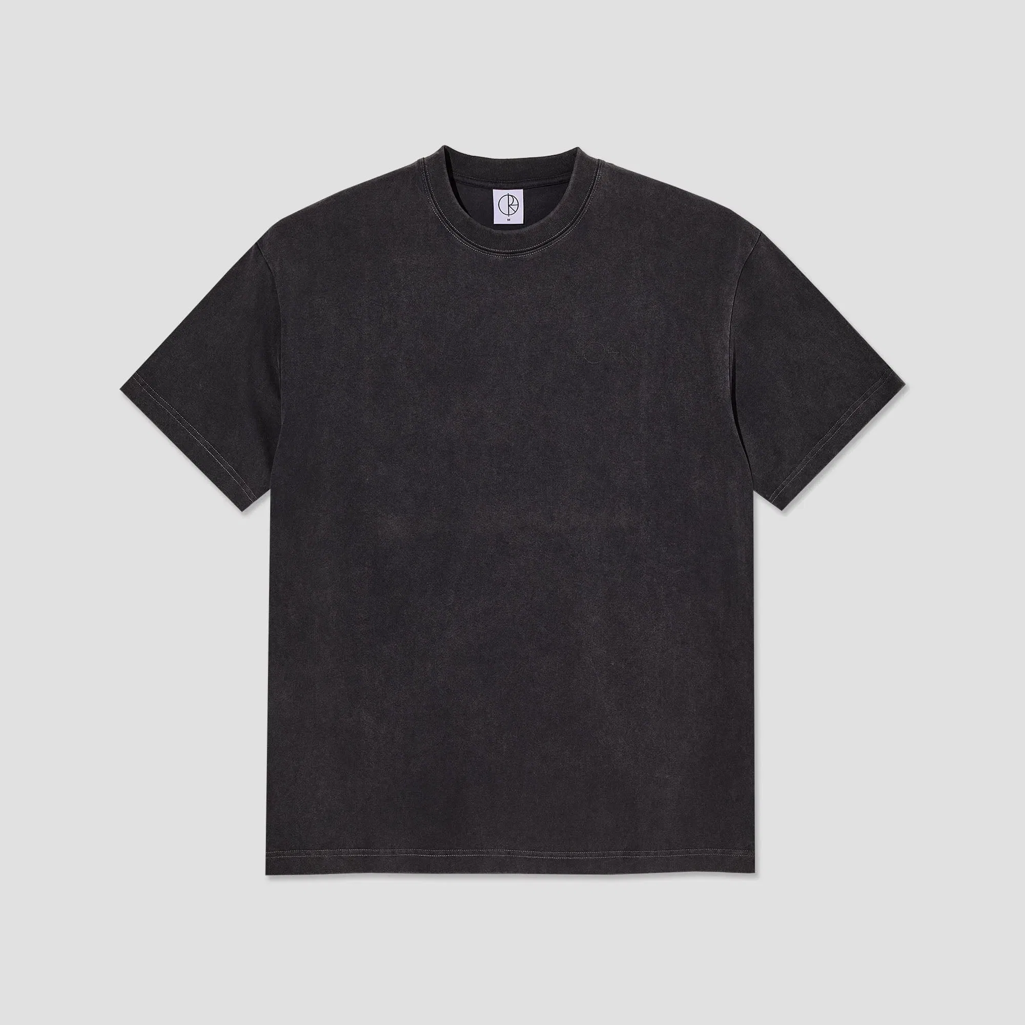 Polar Stroke Logo Contrast T-Shirt Silver Black / Black