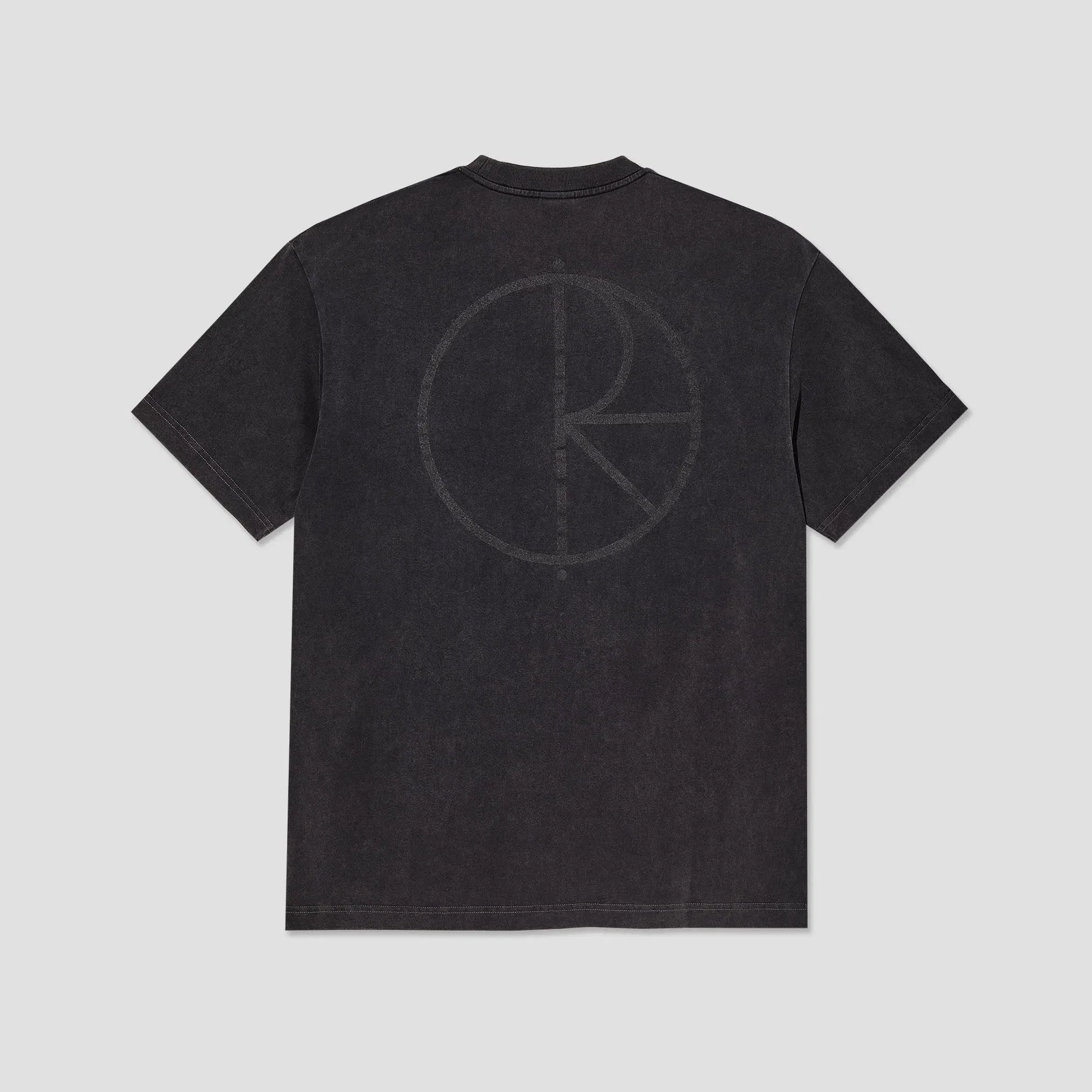 Polar Stroke Logo Contrast T-Shirt Silver Black / Black