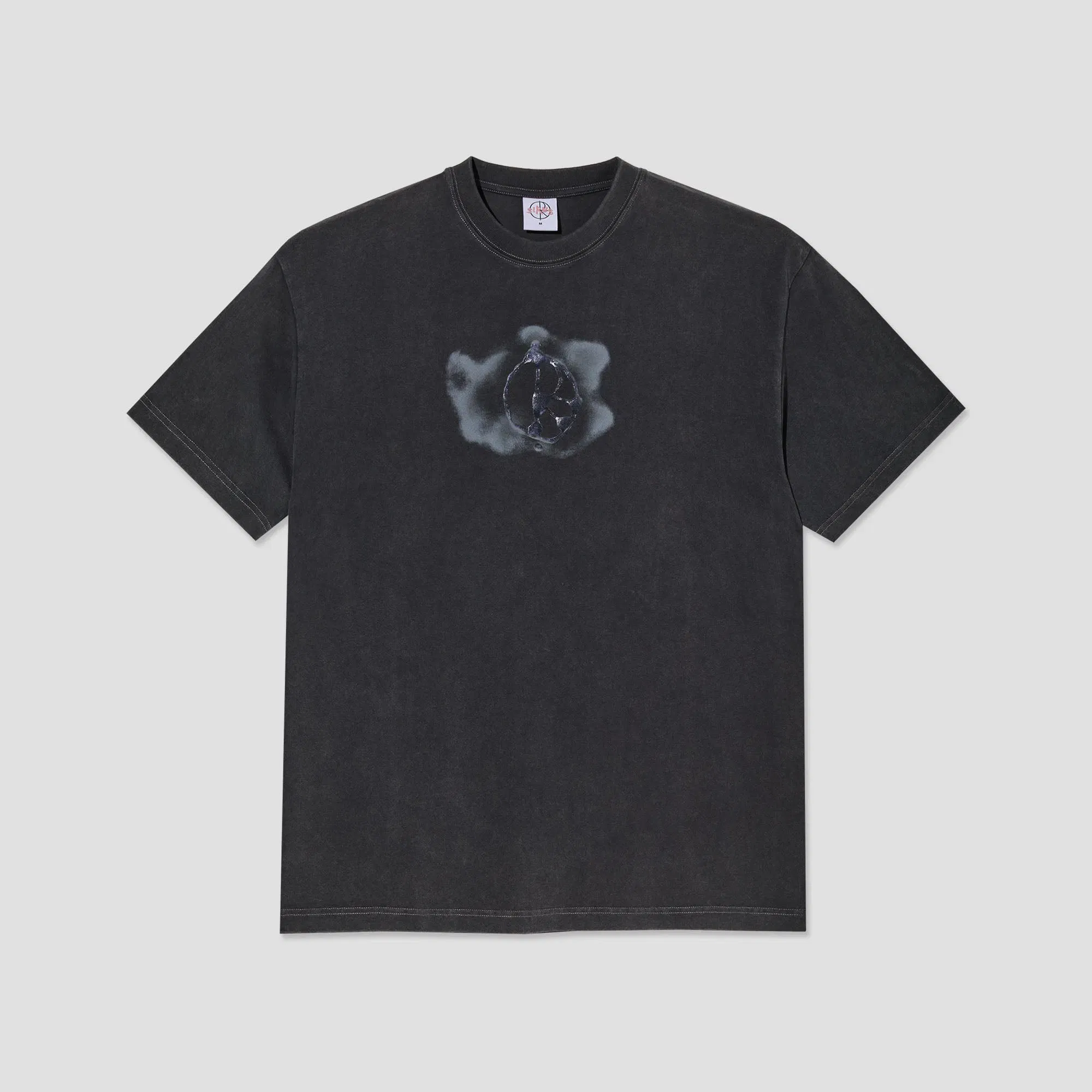 Polar Metal Logo T-Shirt Silver Black