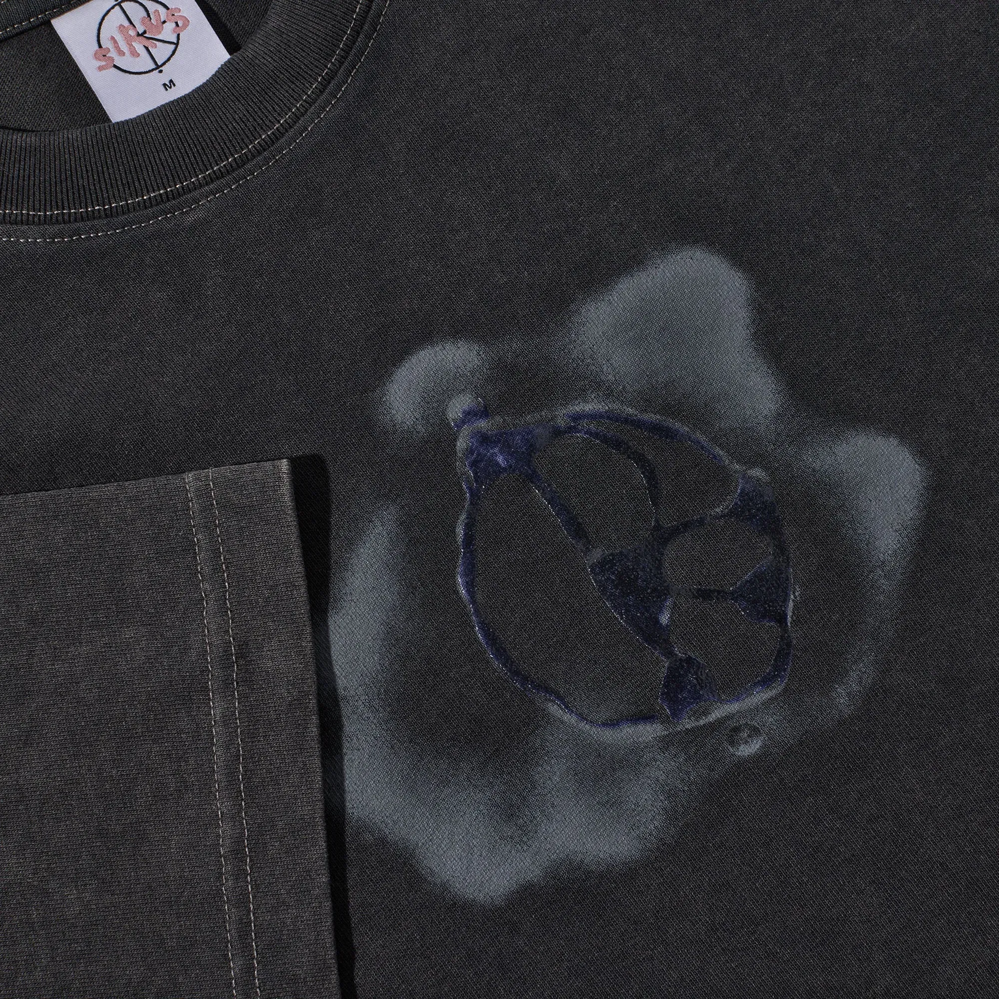 Polar Metal Logo T-Shirt Silver Black