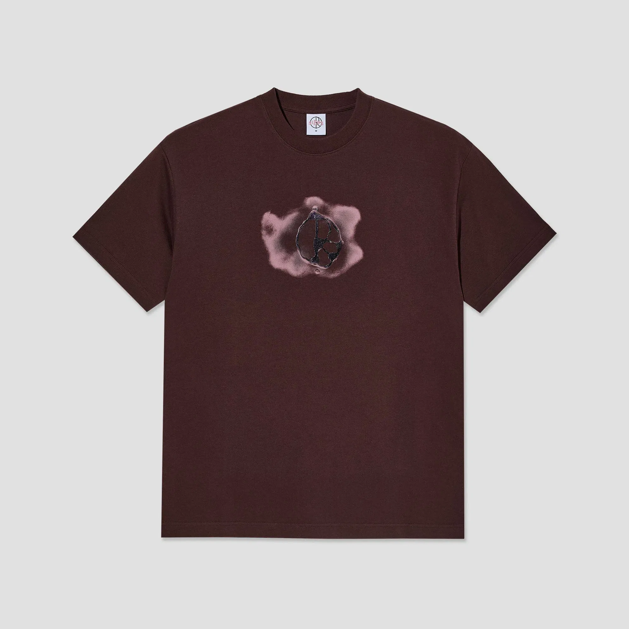 Polar Metal Logo T-Shirt Washed Bordeaux
