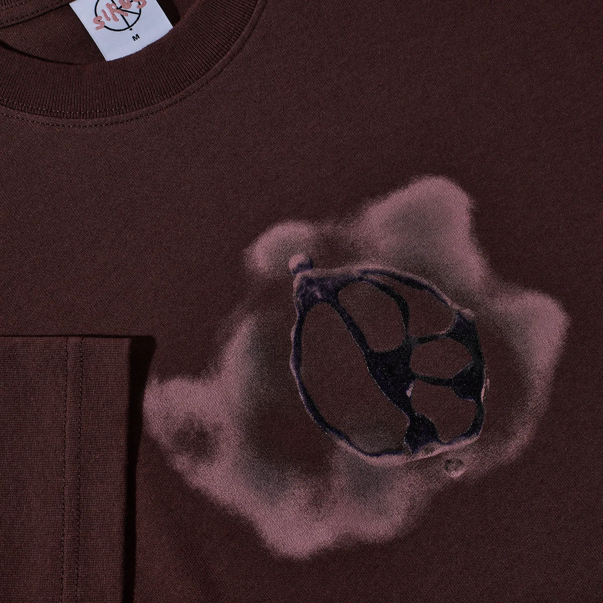 Polar Metal Logo T-Shirt Washed Bordeaux