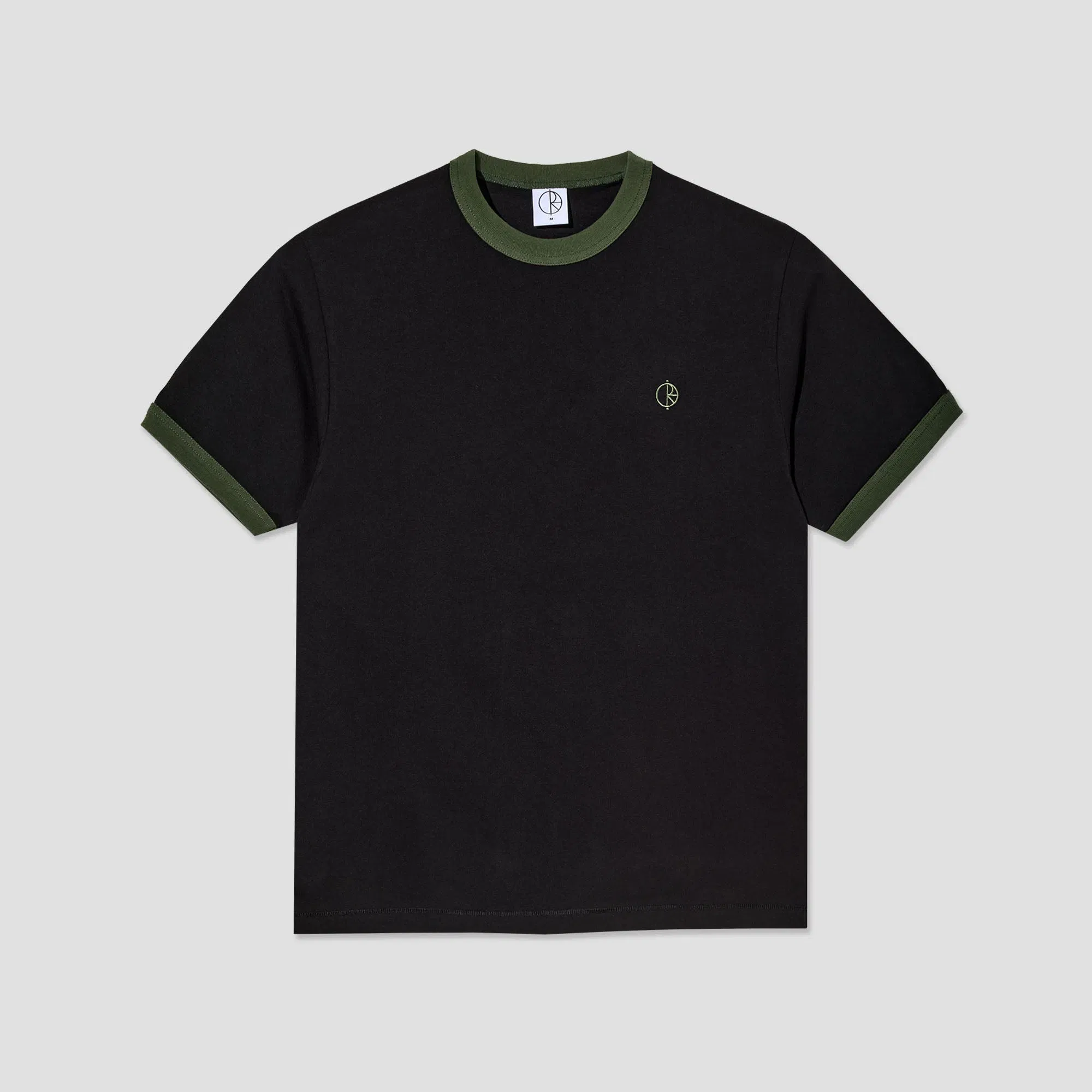 Polar Ringer T-Shirt Black / Uniform Green