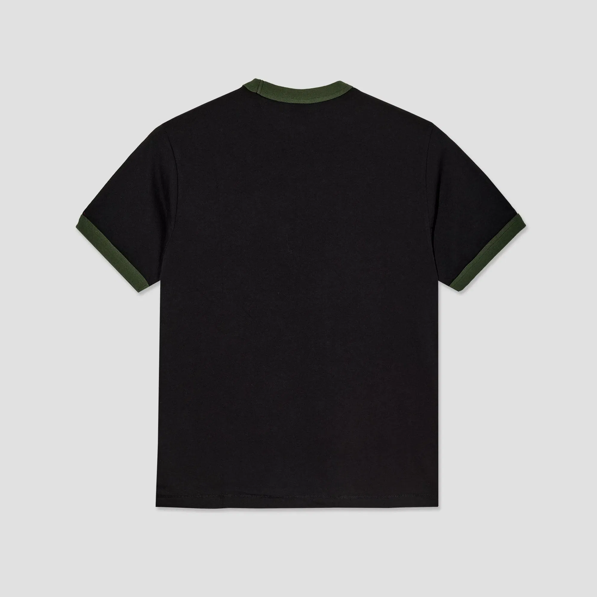 Polar Ringer T-Shirt Black / Uniform Green