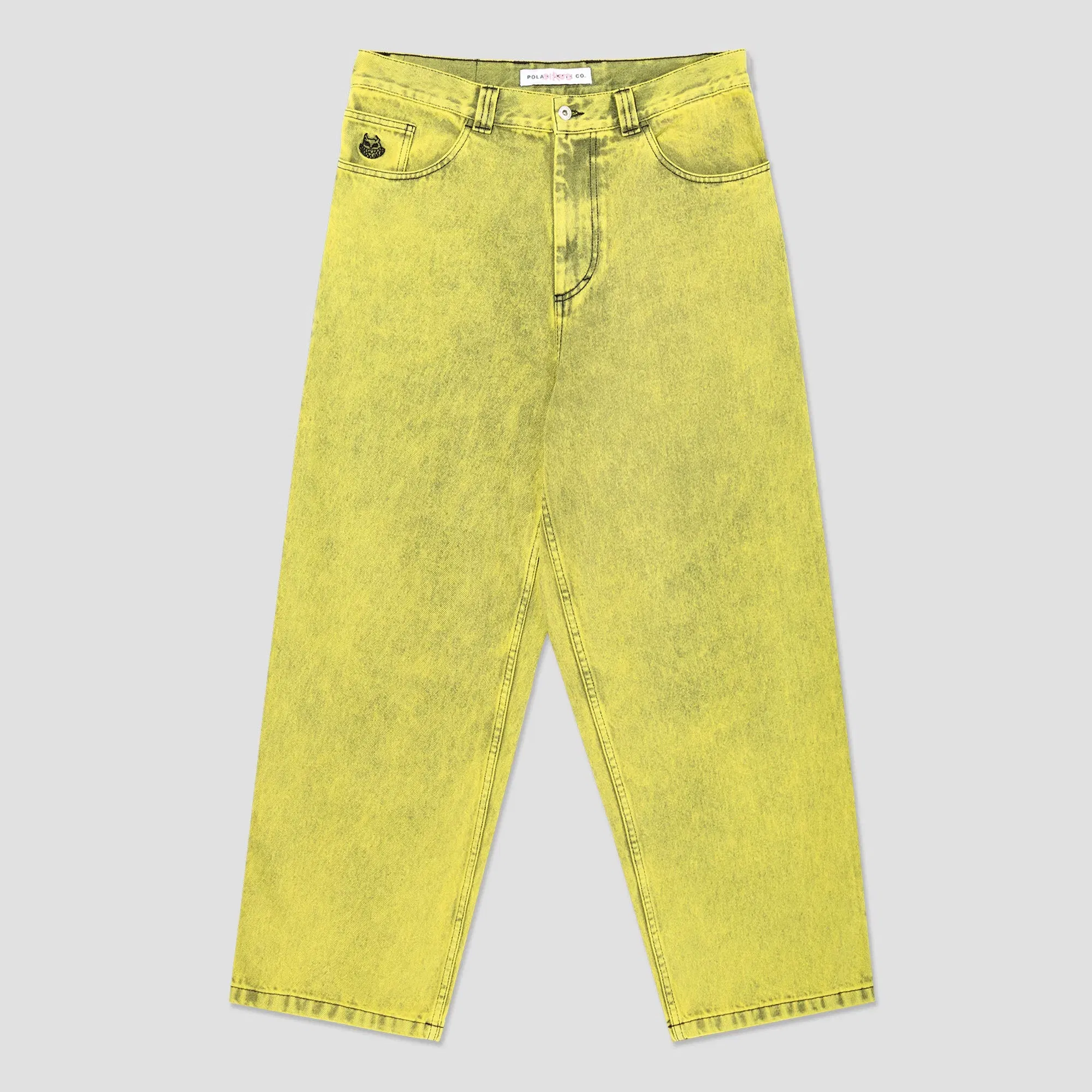 Polar Demon Child Big Boy Pants Lemon Black