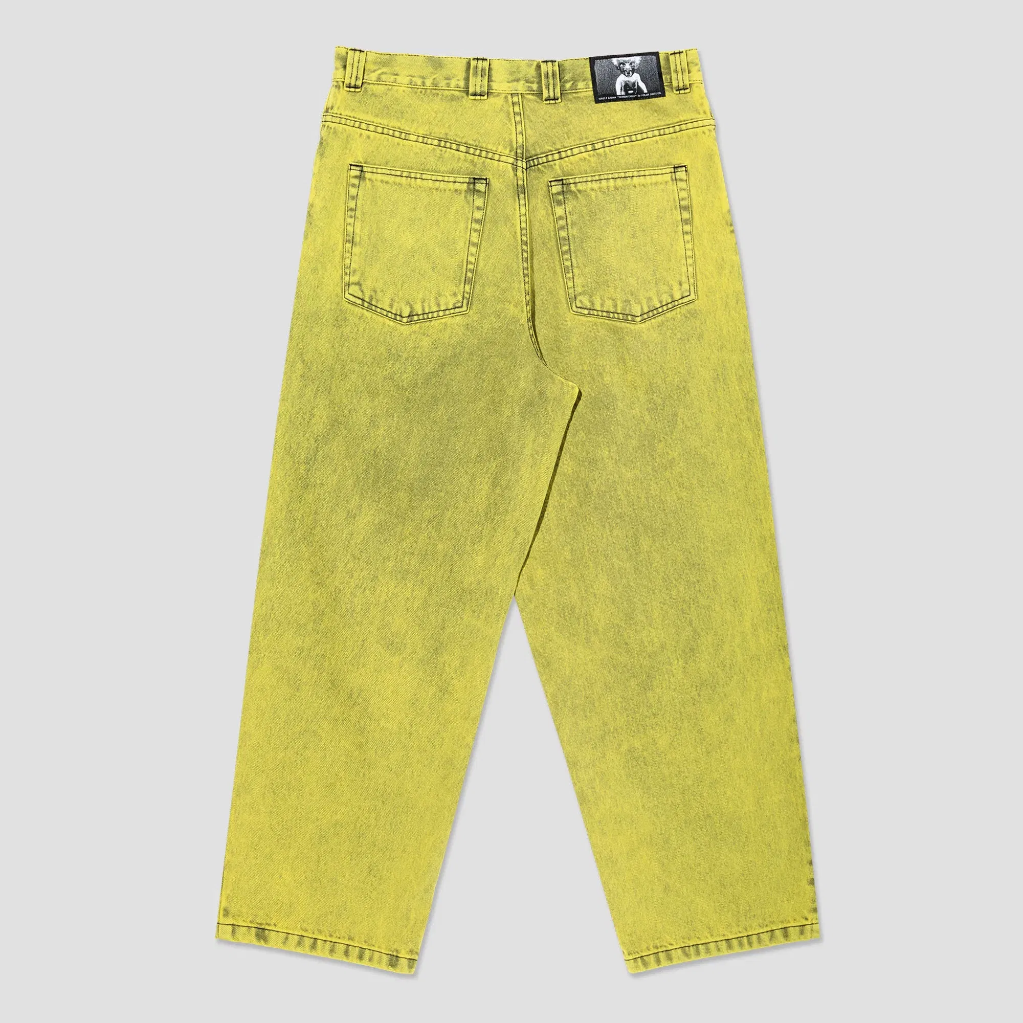 Polar Demon Child Big Boy Pants Lemon Black