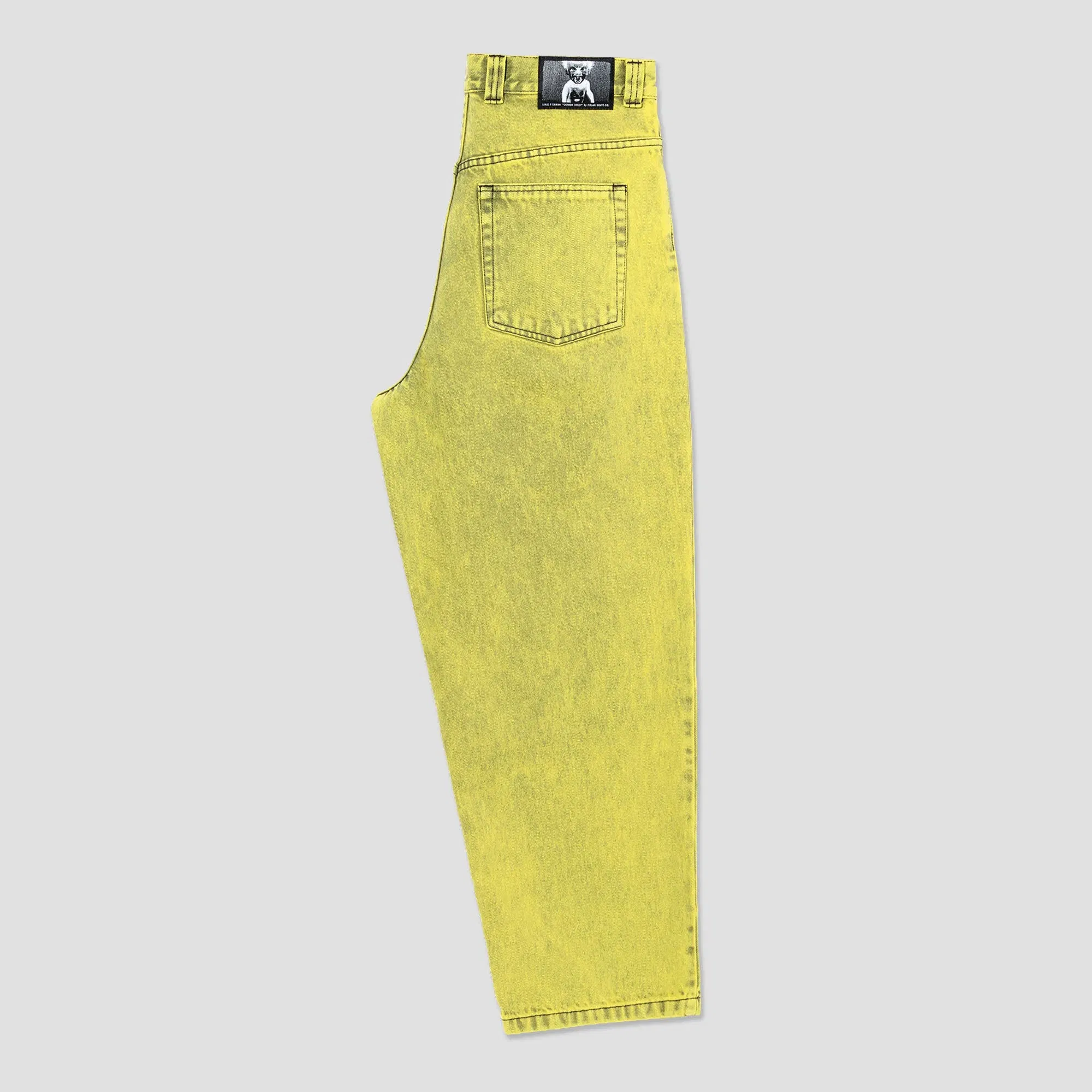 Polar Demon Child Big Boy Pants Lemon Black