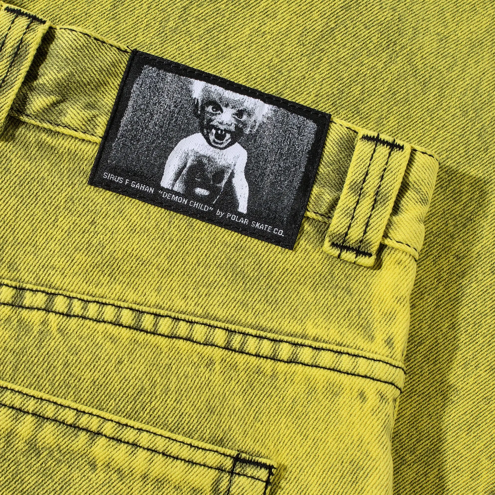Polar Demon Child Big Boy Pants Lemon Black