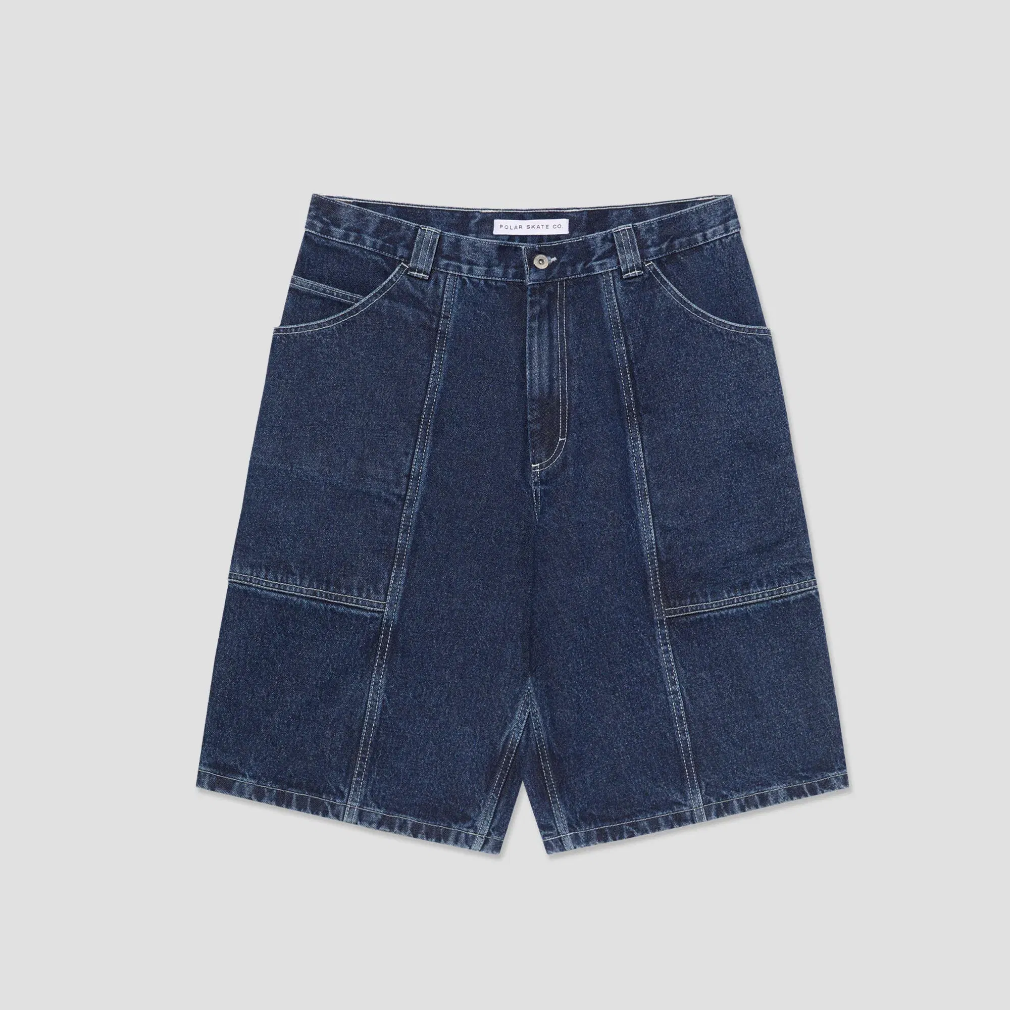 Polar Jiro Shorts Dark Blue / White Stitching