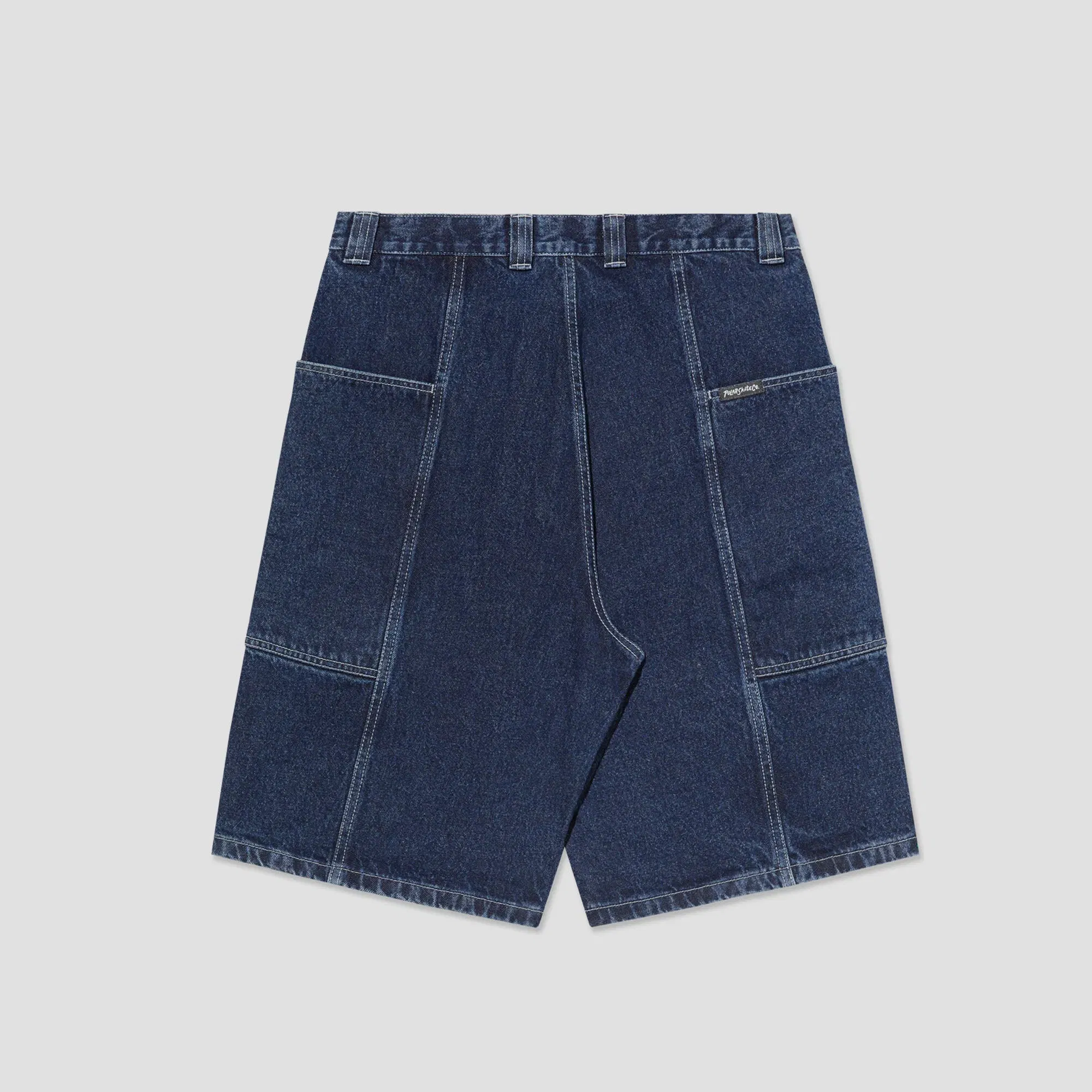 Polar Jiro Shorts Dark Blue / White Stitching