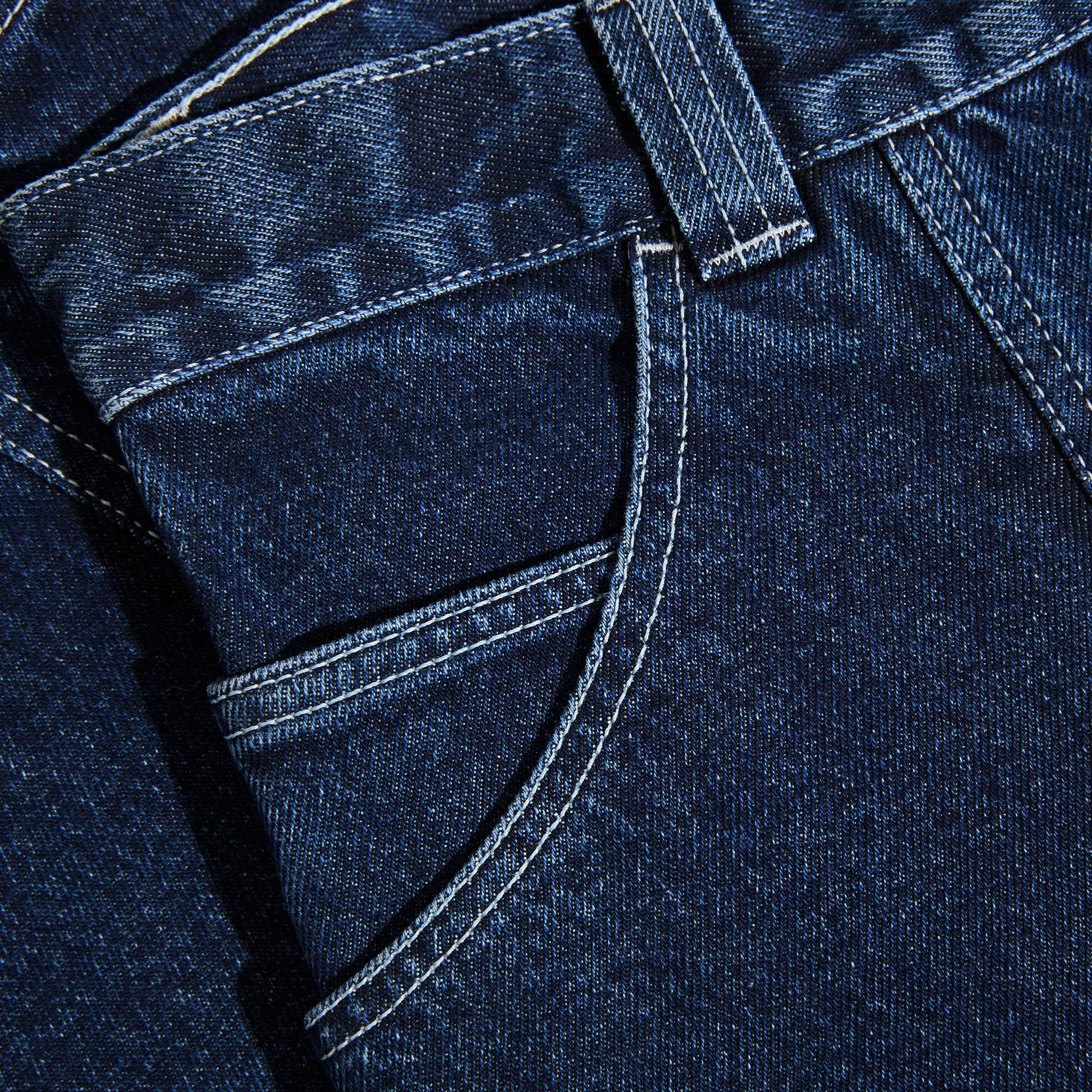Polar Jiro Shorts Dark Blue / White Stitching