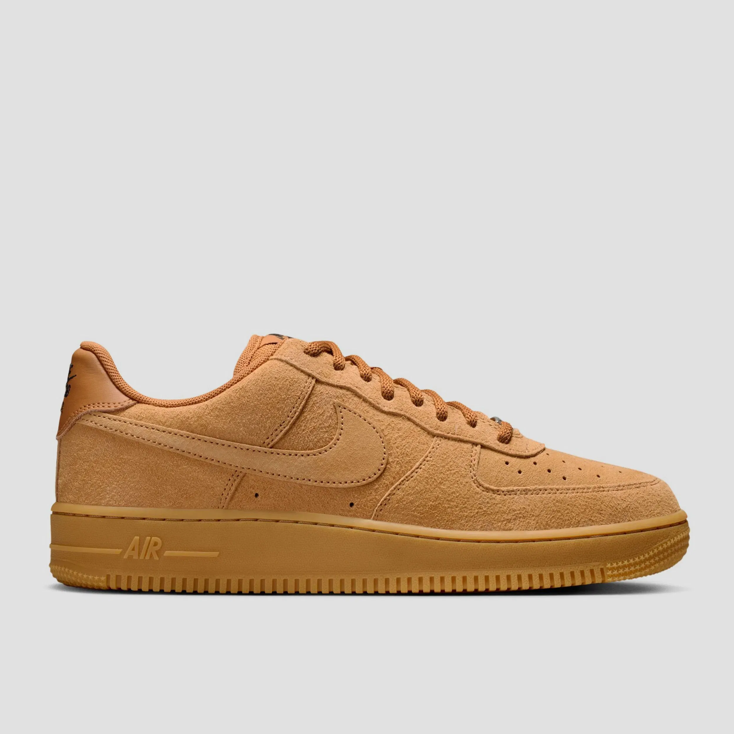 Nike SB Air Force 1 Skate Shoes Flax / Black / Gum / Light Brown