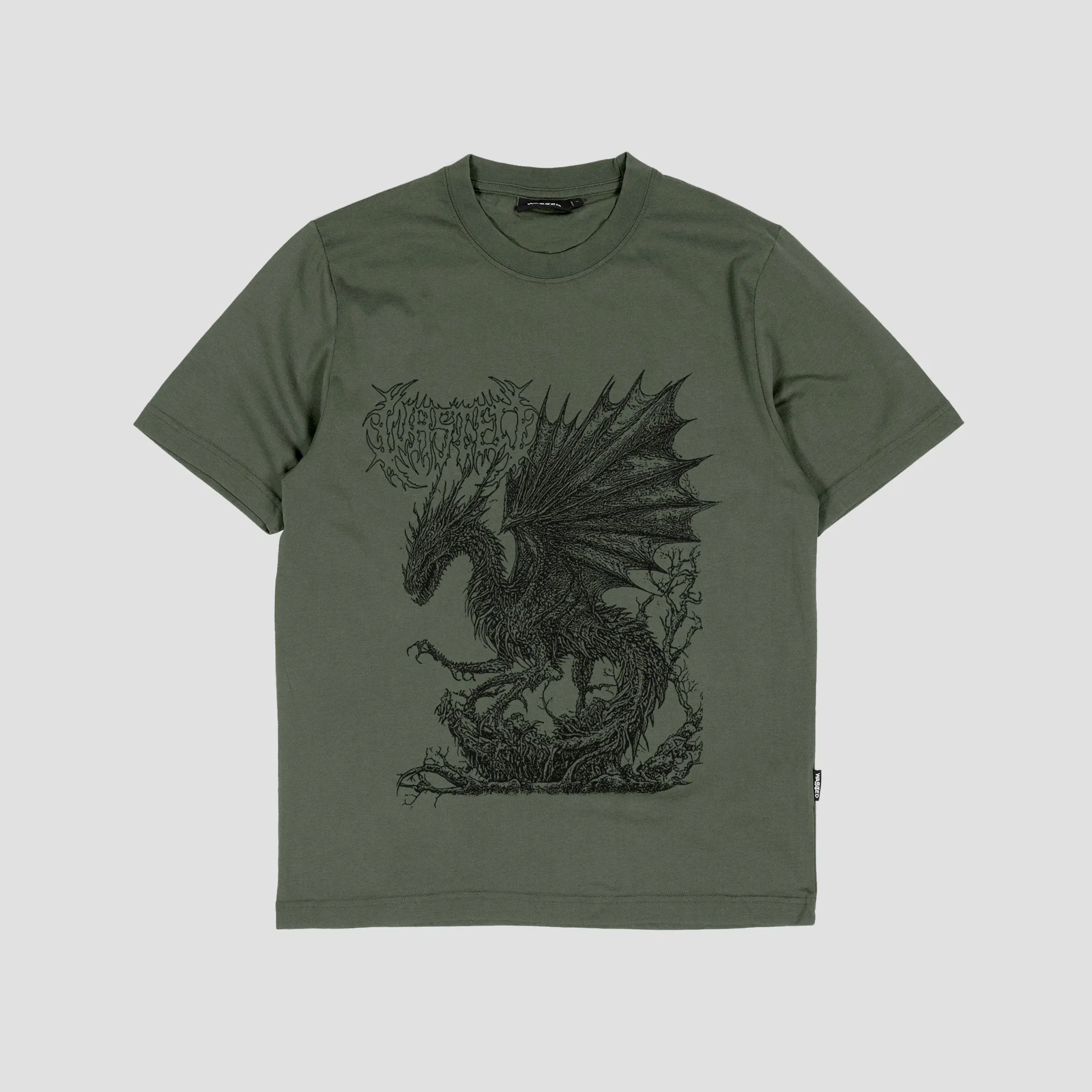 Wasted Paris Balaur T-Shirt Olive Khaki