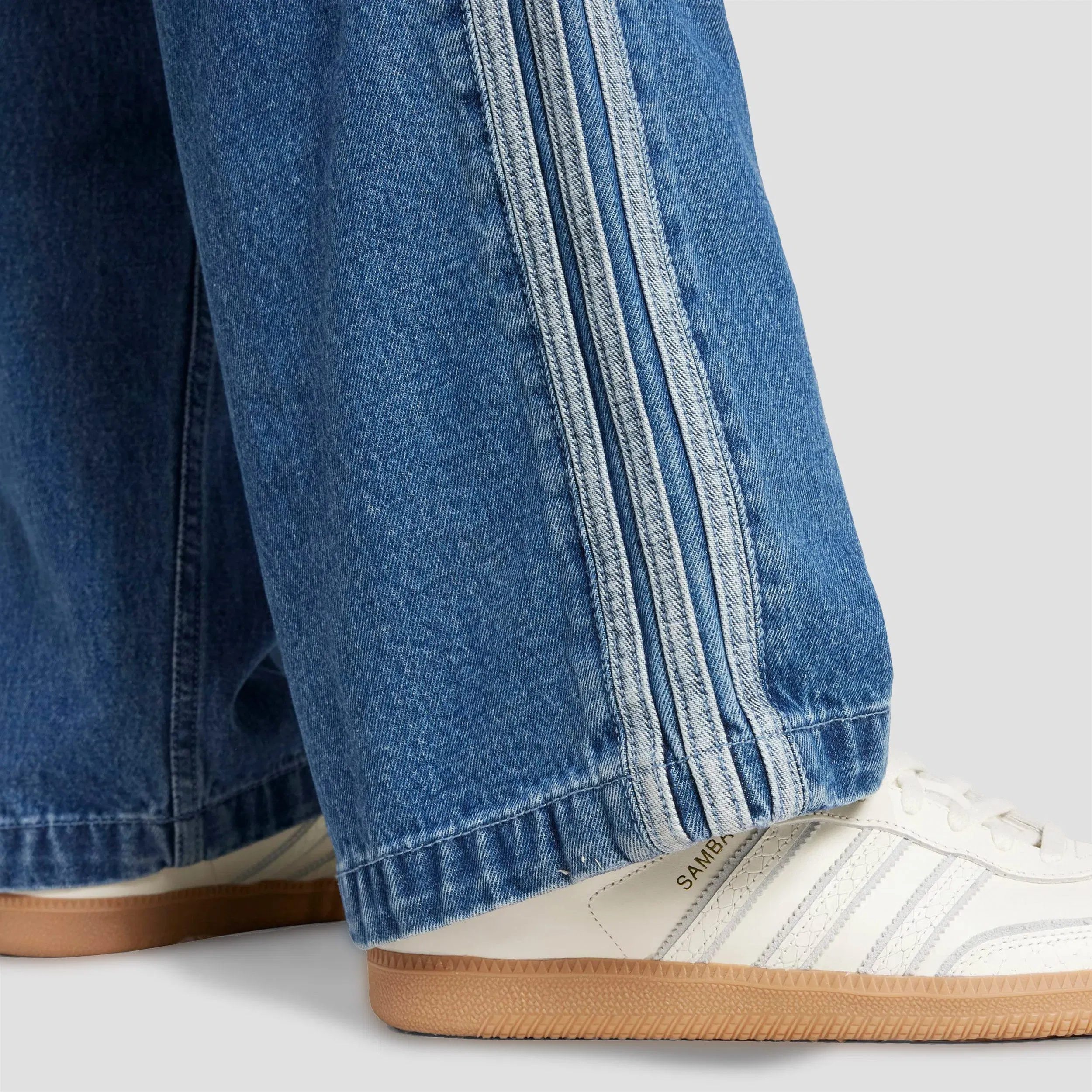 Adidas Firebird Pants Medium Blue Denim