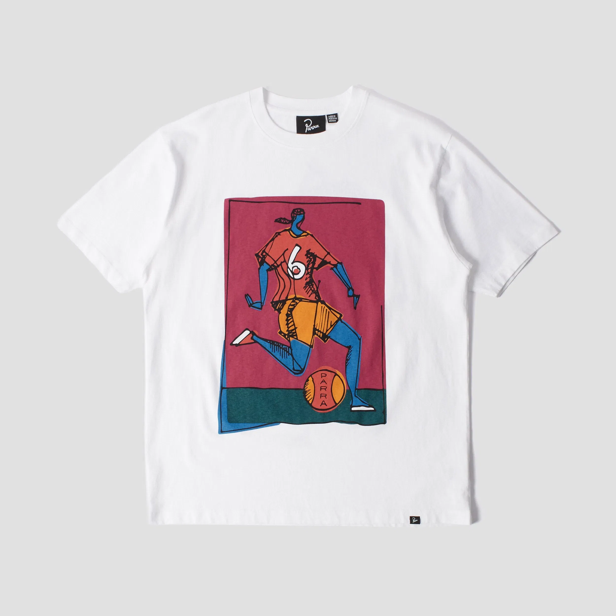 parra By Parra Kicked Around T-Shirt White
