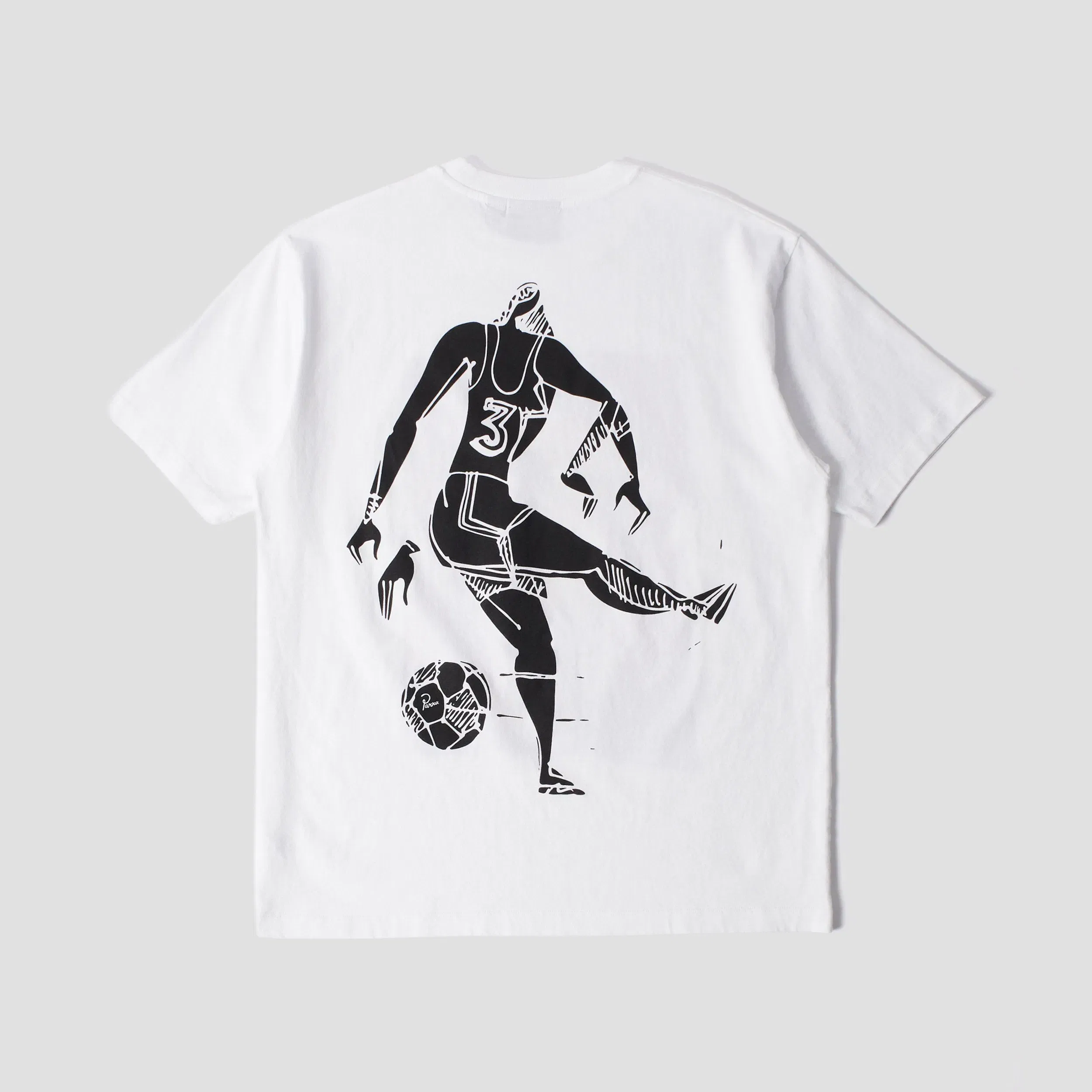 parra By Parra Kicked Around T-Shirt White