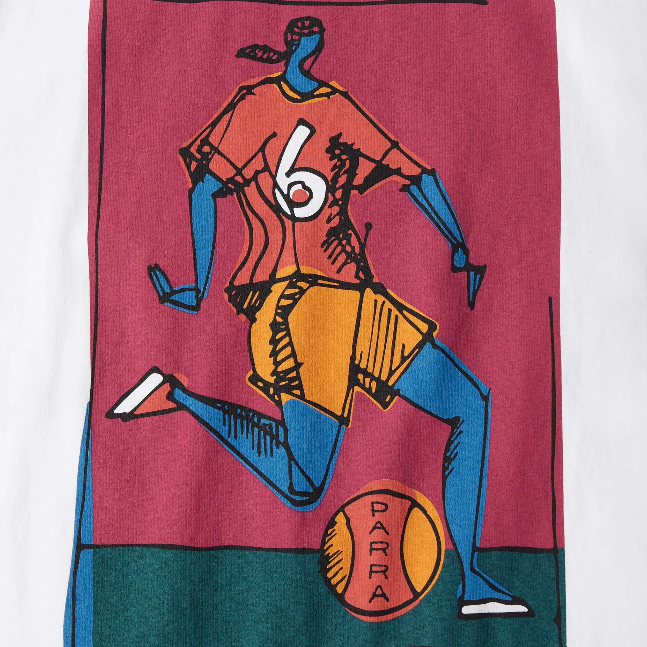 parra By Parra Kicked Around T-Shirt White