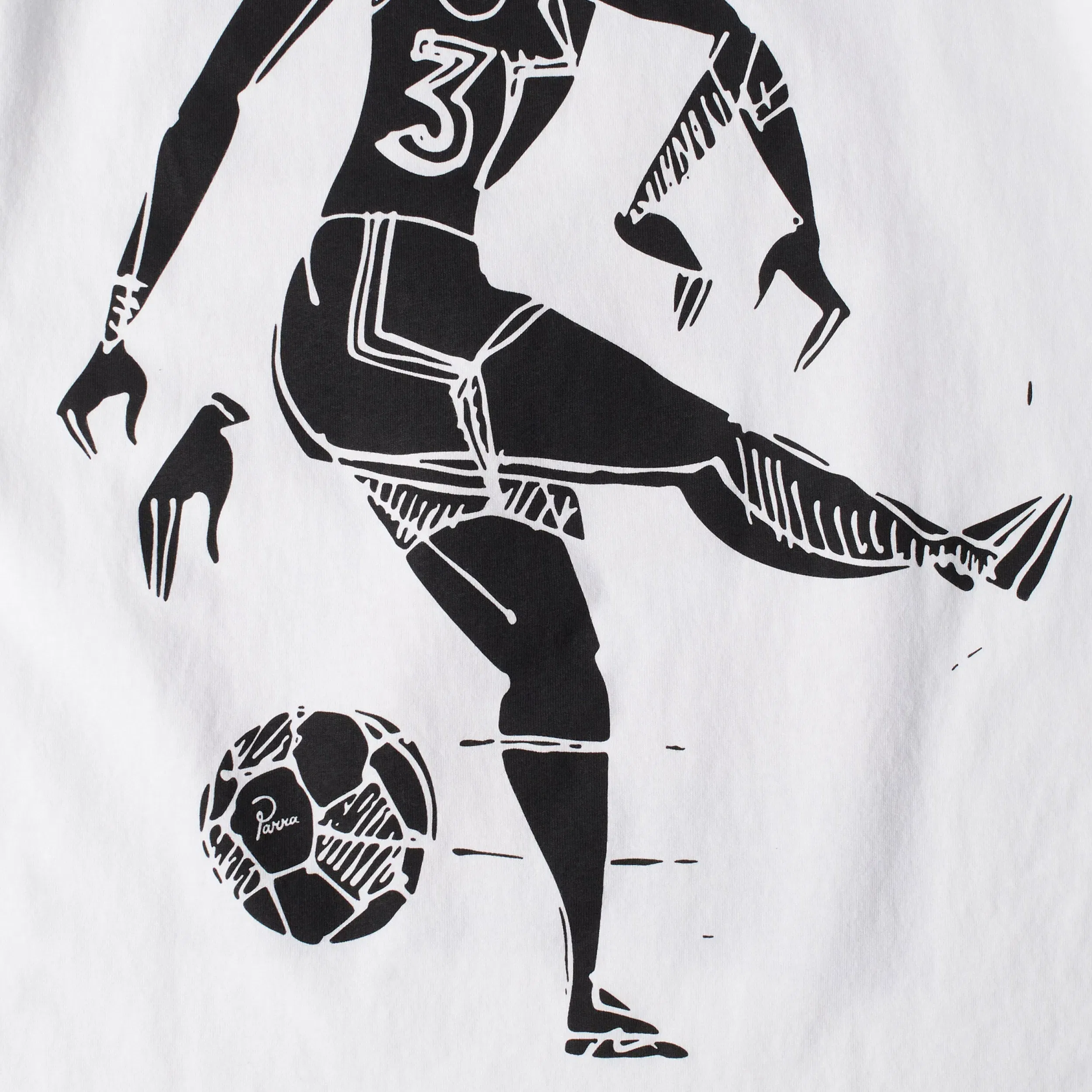 parra By Parra Kicked Around T-Shirt White