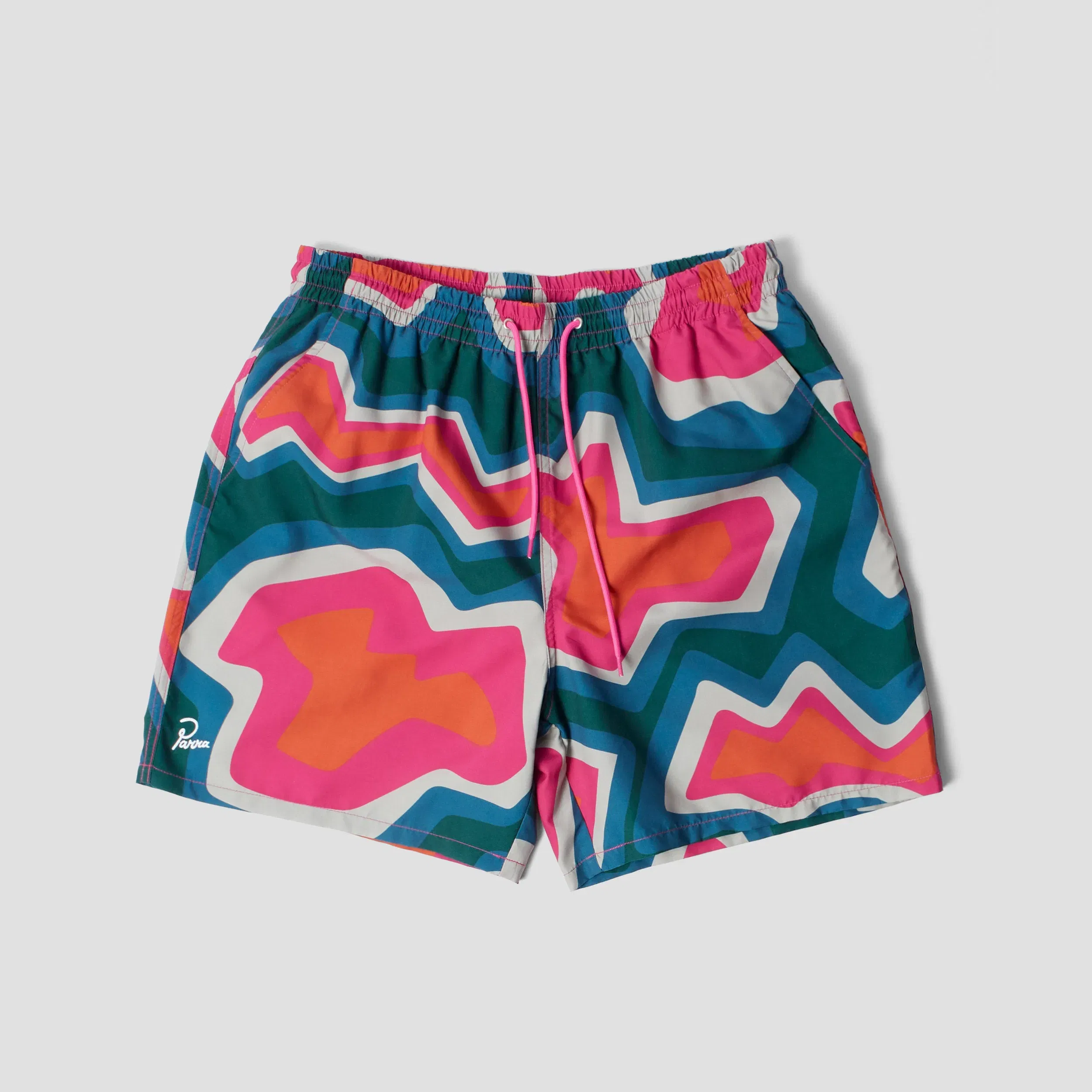 parra By Parra Gem Stones Swim Shorts Pink