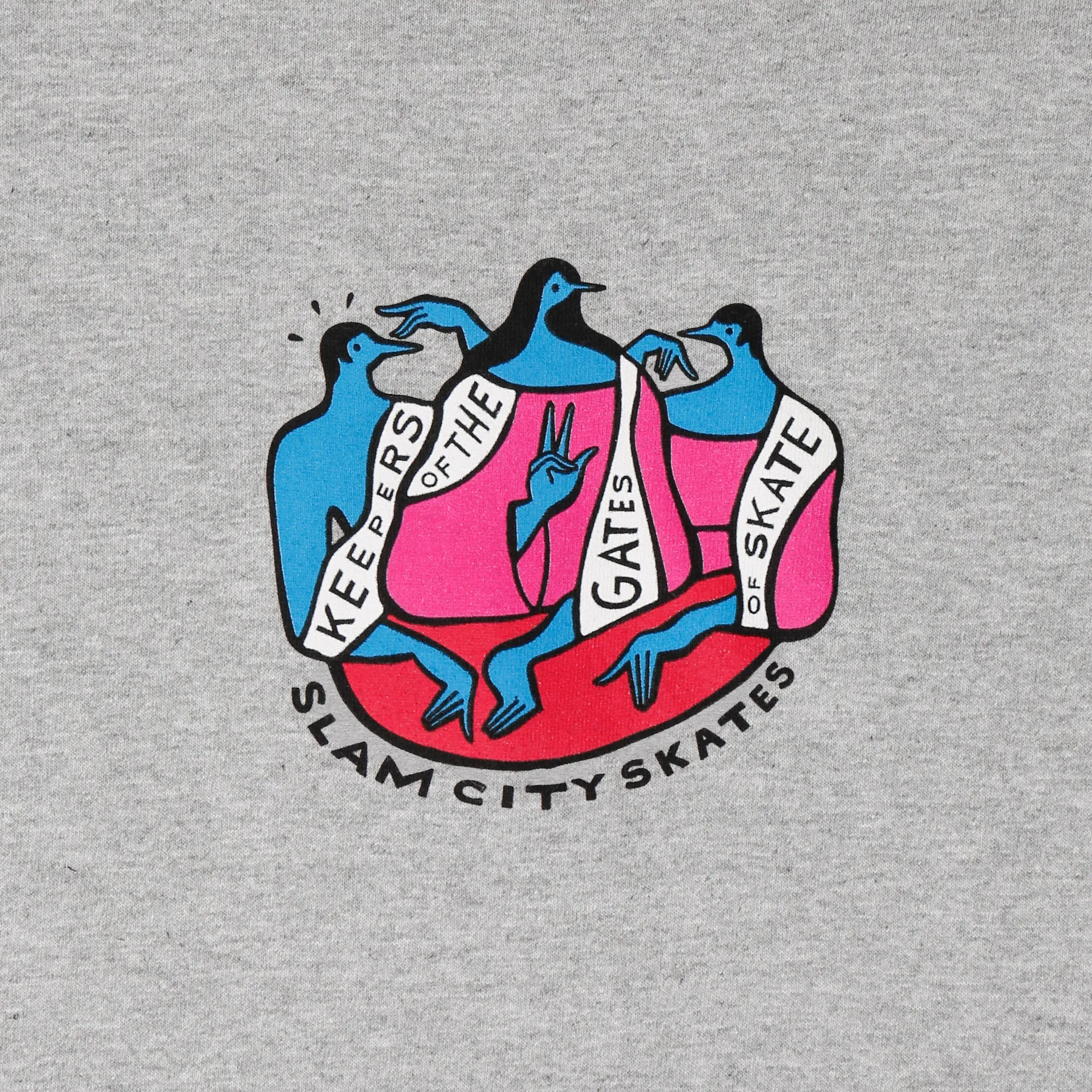 parra Slam x Parra Gatekeepers T-Shirt Heather Grey