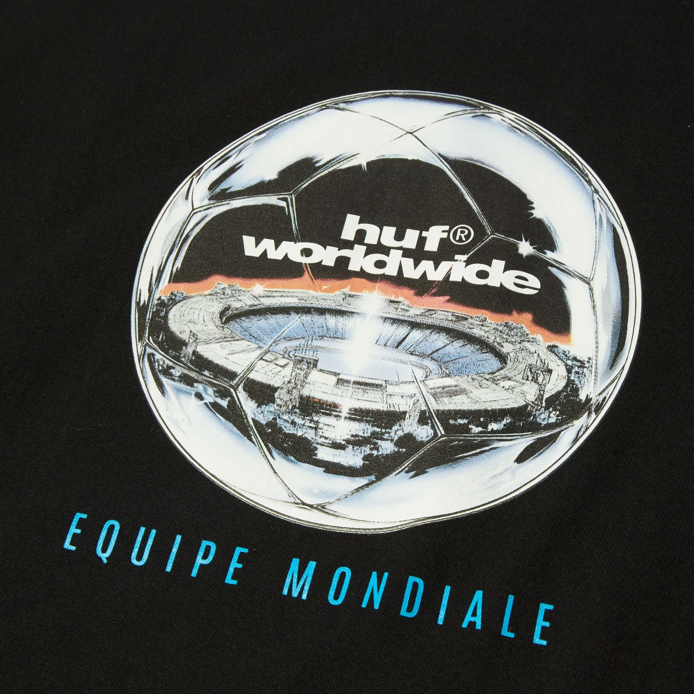 HUF Equipe Mondiale T-Shirt Black