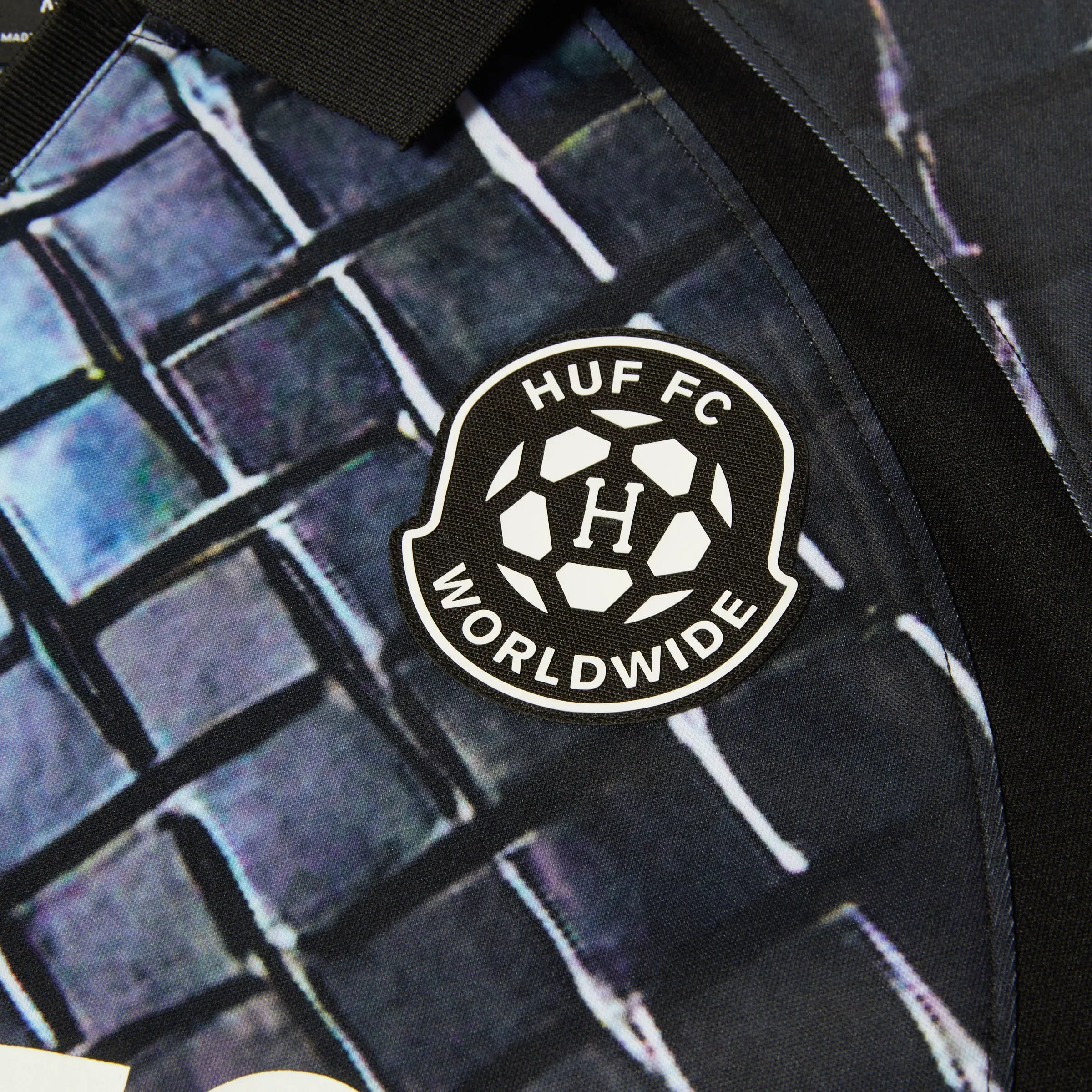 HUF Diamond Plate Jersey Black